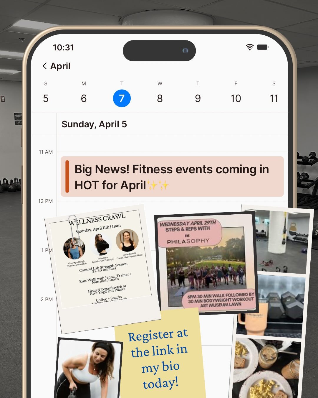 April events are here and there are some really cool ways for us to move together this month!

🔗Head to the link in my bio to grab your spots #thephilasophy 

#phillyfitness #movetogether #fitnessforallbodies #aprilevents