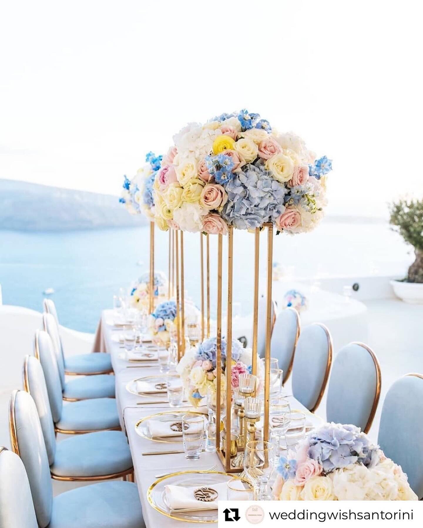 Pastel wash.

***

Repost @weddingwishsantorini

Speaking of 💫 fairytales💫 ! Take a seat at a pastel colored happy ending!💍🥰 Well done @vangelisphotography 📷✨ We simply A🔹D🔹O🔹R 🔹E  that shot! 🌟😍
.
.
.
Styling &amp; Floral design @weddingwi