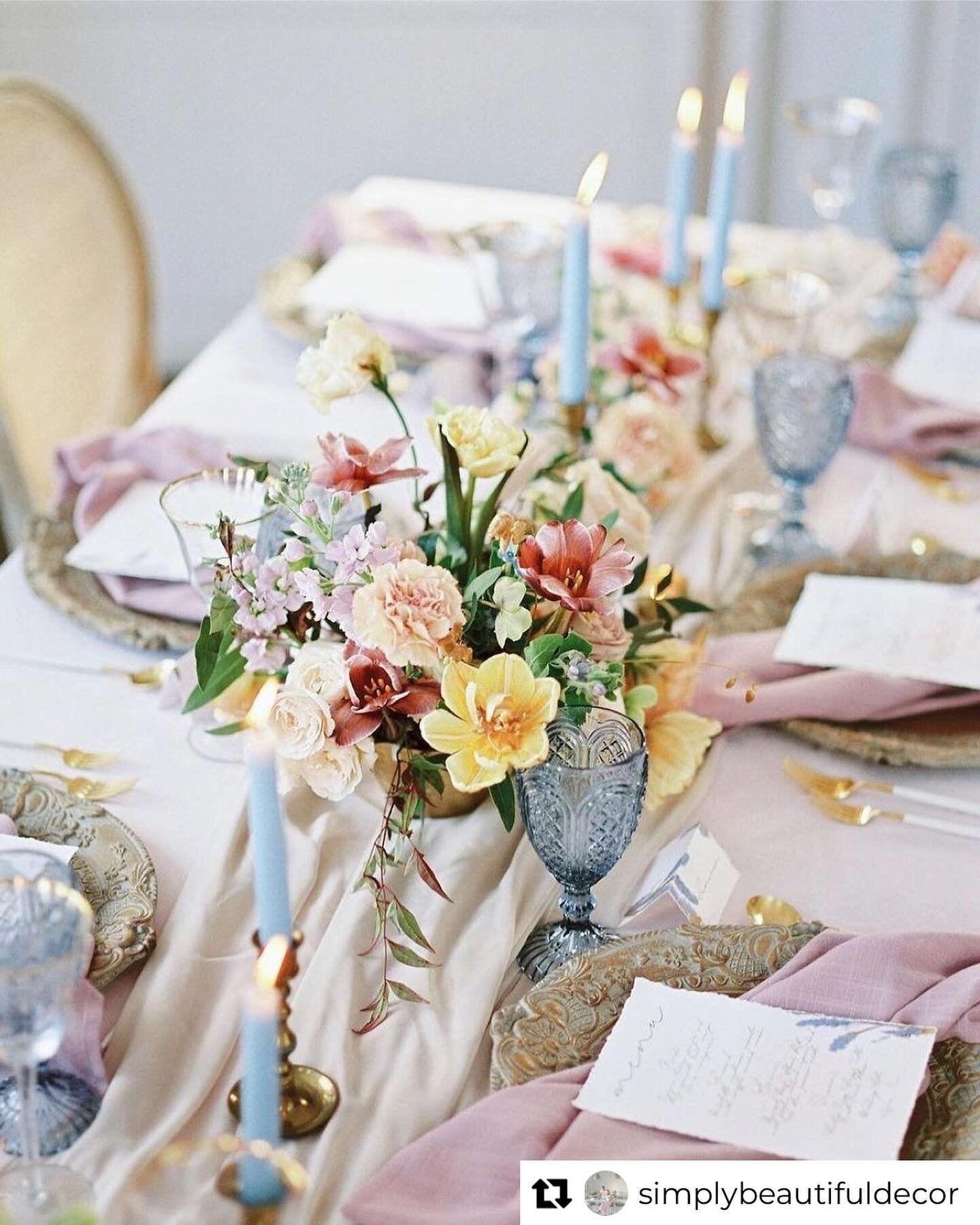 Pastel wash.

***

Repost @simplybeautifuldecor

Excited for another feature!! ✨This gorgeous pastel styled shoot at @estatesofsunnybrook is featured on @stylemepretty along with this team: 
&bull; photographer: @whitneyheard
&bull; planning + design