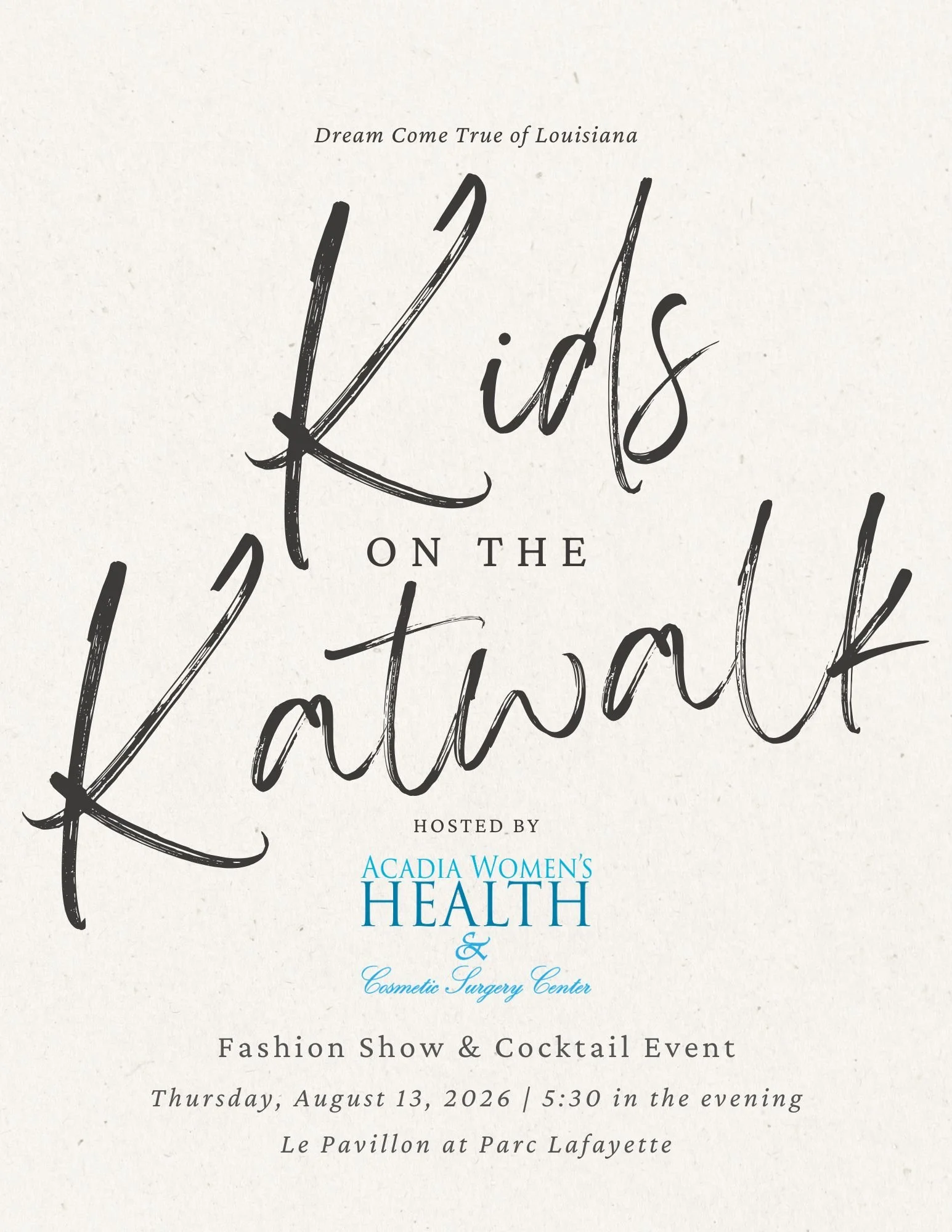 Kids on the Katwalk 2026 | Lafayette