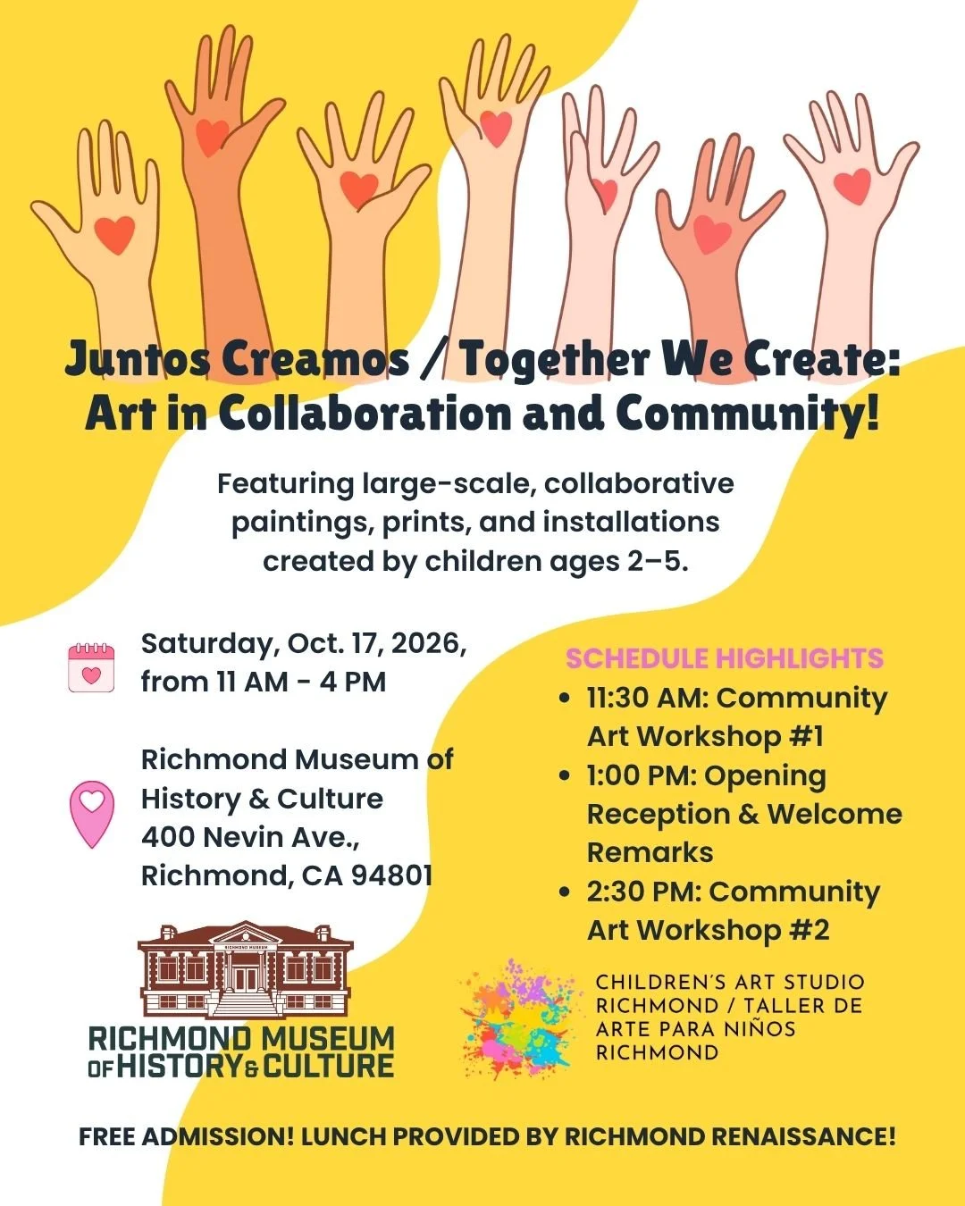 Juntos Creamos / Together We Create: Art in Collaboration and Community!