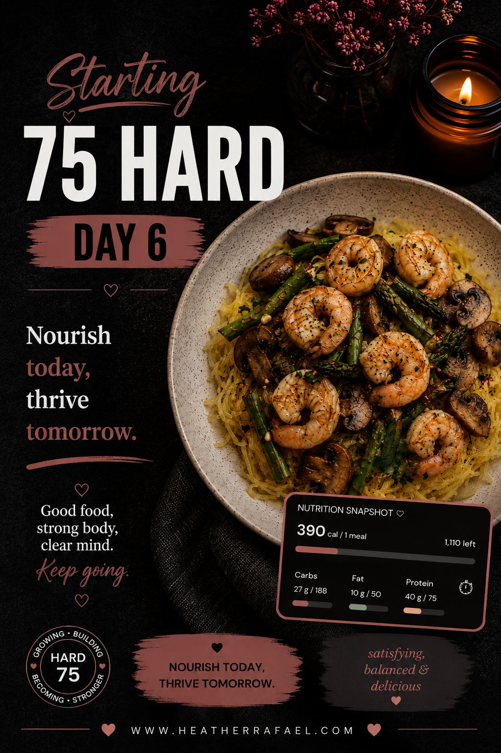 75 Hard Day 6: High Energy, Hot Walks &amp; Tiny Rituals That Matter