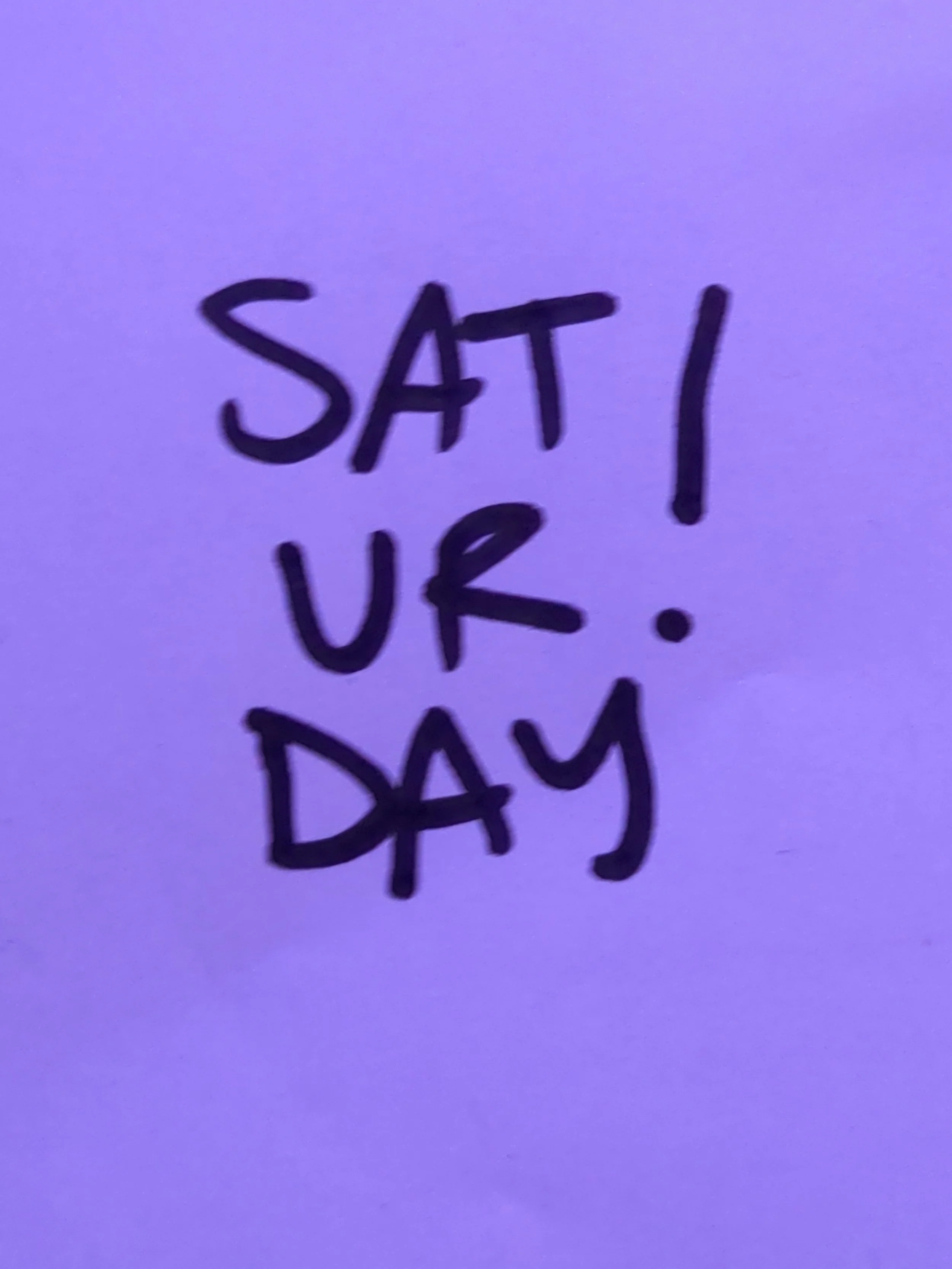 Saturday Pass