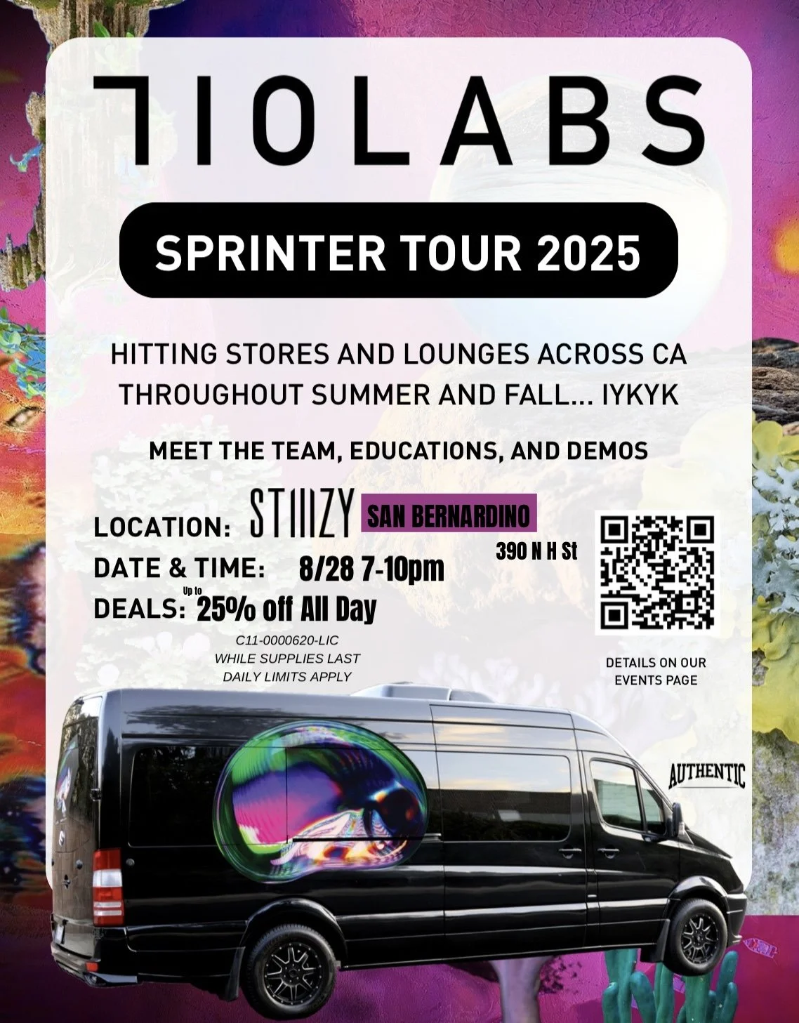 Sprinter Tour 2025 - Stiiizy San Bernardino