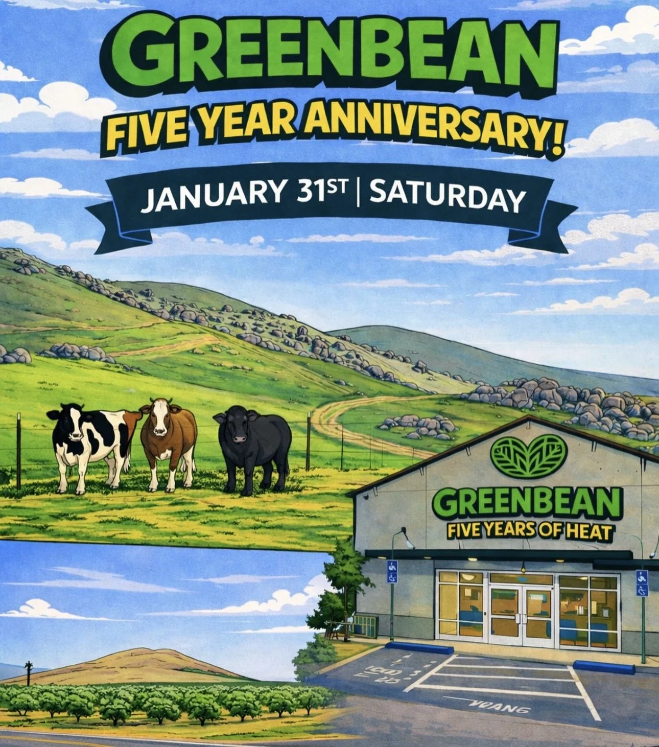 Green Bean 5th Anniversary Event