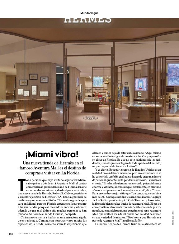 Vogue Mexico - Hermès Opens at Aventura Mall 