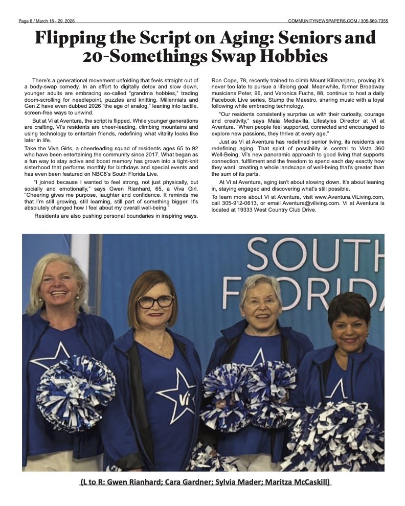 Flipping the Script on Aging: Seniors and 20-Somethings Swap Hobbies