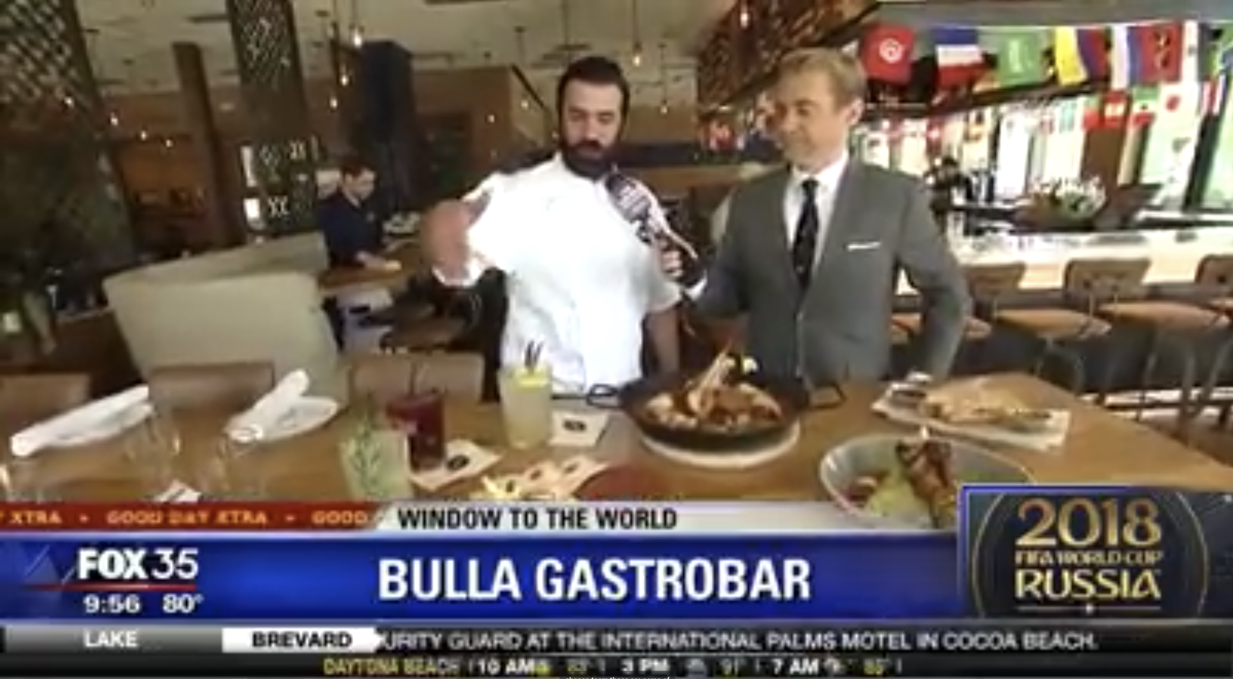 Fox 35 Good Day Orlando: Bulla Gastrobar as a World Cup “Window to the World”