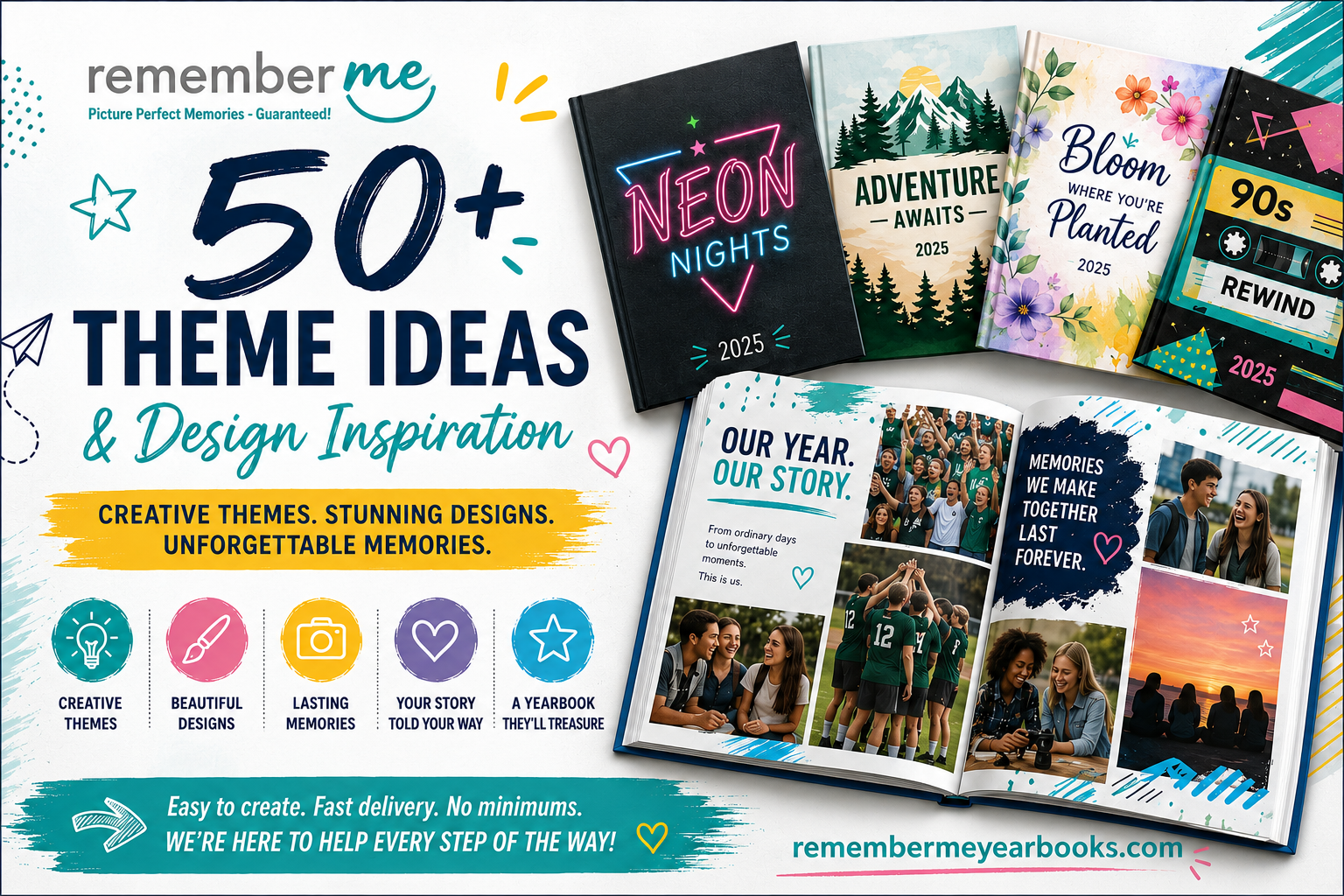 Yearbook Themes &amp; Design: 50+ Creative Ideas for Your School Yearbook