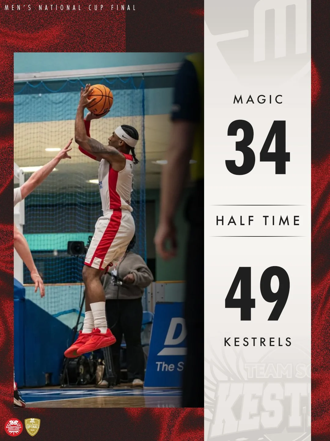 Men's Final Q1 Score Post (Instagram, Facebook, Threads, X)
