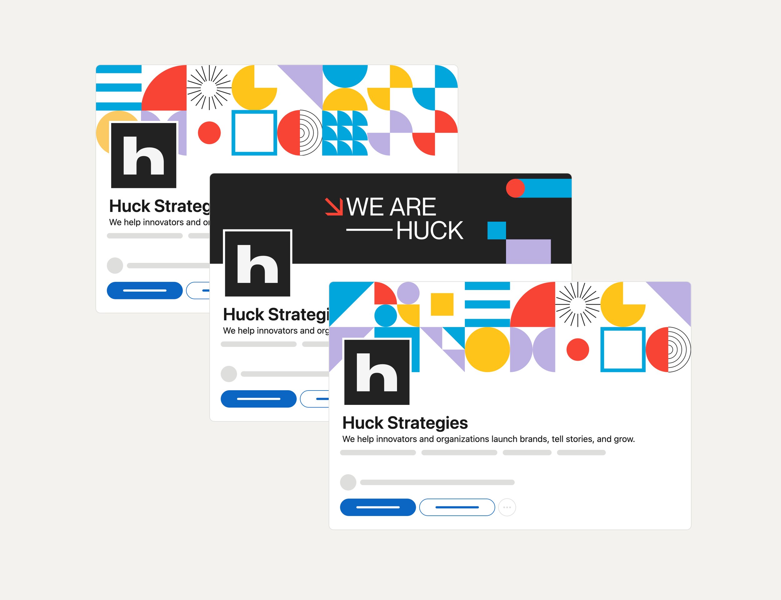 Huck LinkedIn mastheads