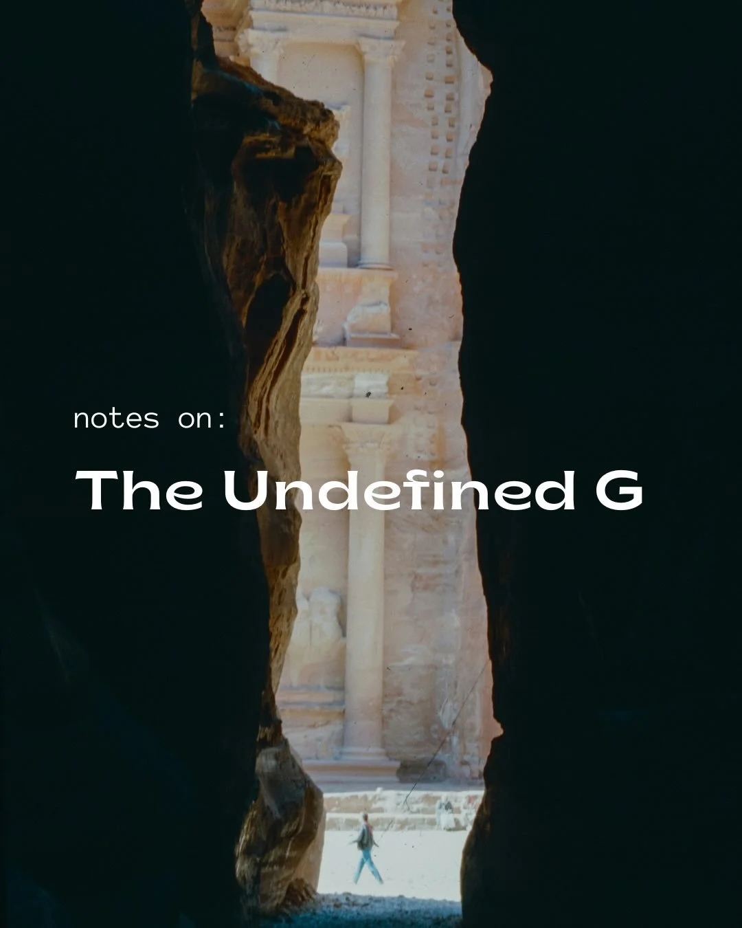 The last few months I have been on an exploration of the Undefined G. It truly is fascinating to witness, especially when it comes to relationships and one&rsquo;s journey through life.

It&rsquo;s not that you have no identity or sense of self; ther