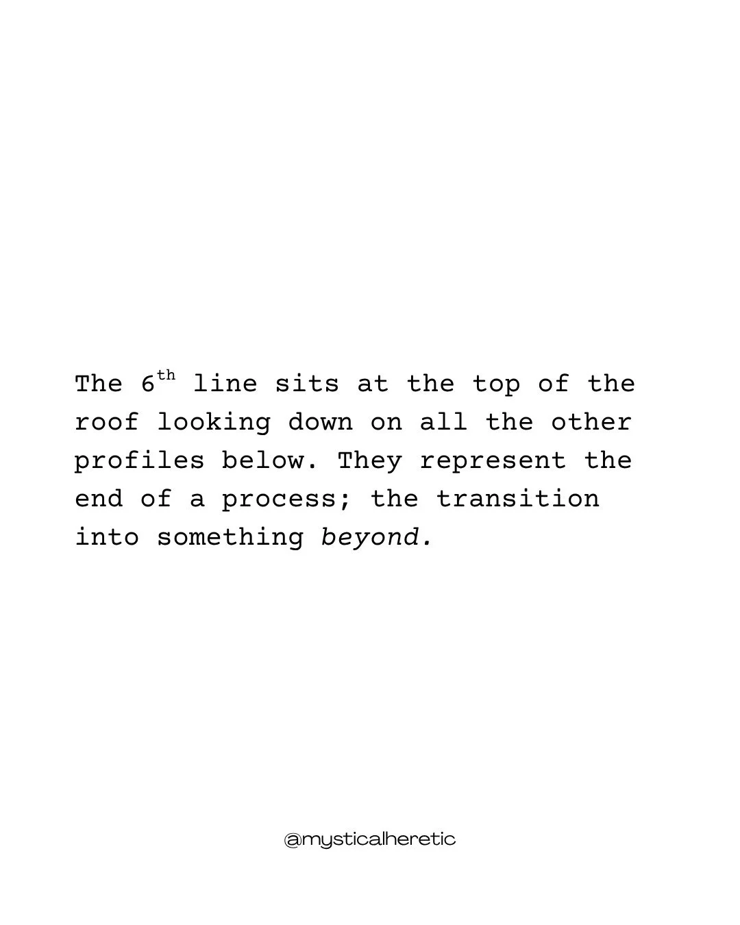 6th lines really are something else. 

As a 3/5 with a 6/2 younger sister &mdash; 

she was always mistaken for the eldest. 

I literally would go to her for advice (not that I always listen lol)

There is this natural maturity and sense of integrity