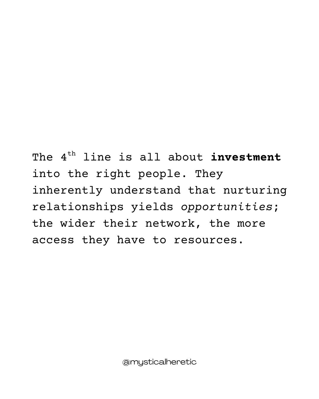 The 4th line is the bridge between the personal and the transpersonal &mdash; 

they are the juxtaposition.

the connecting thread.

what links us to other people.

they truly value and understand the importance of friendships and relationships. plus