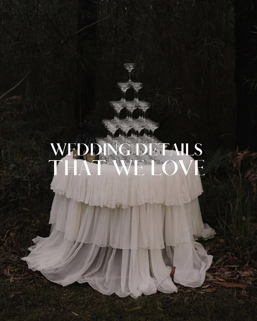 A few wedding details catching our eye 🕊️
