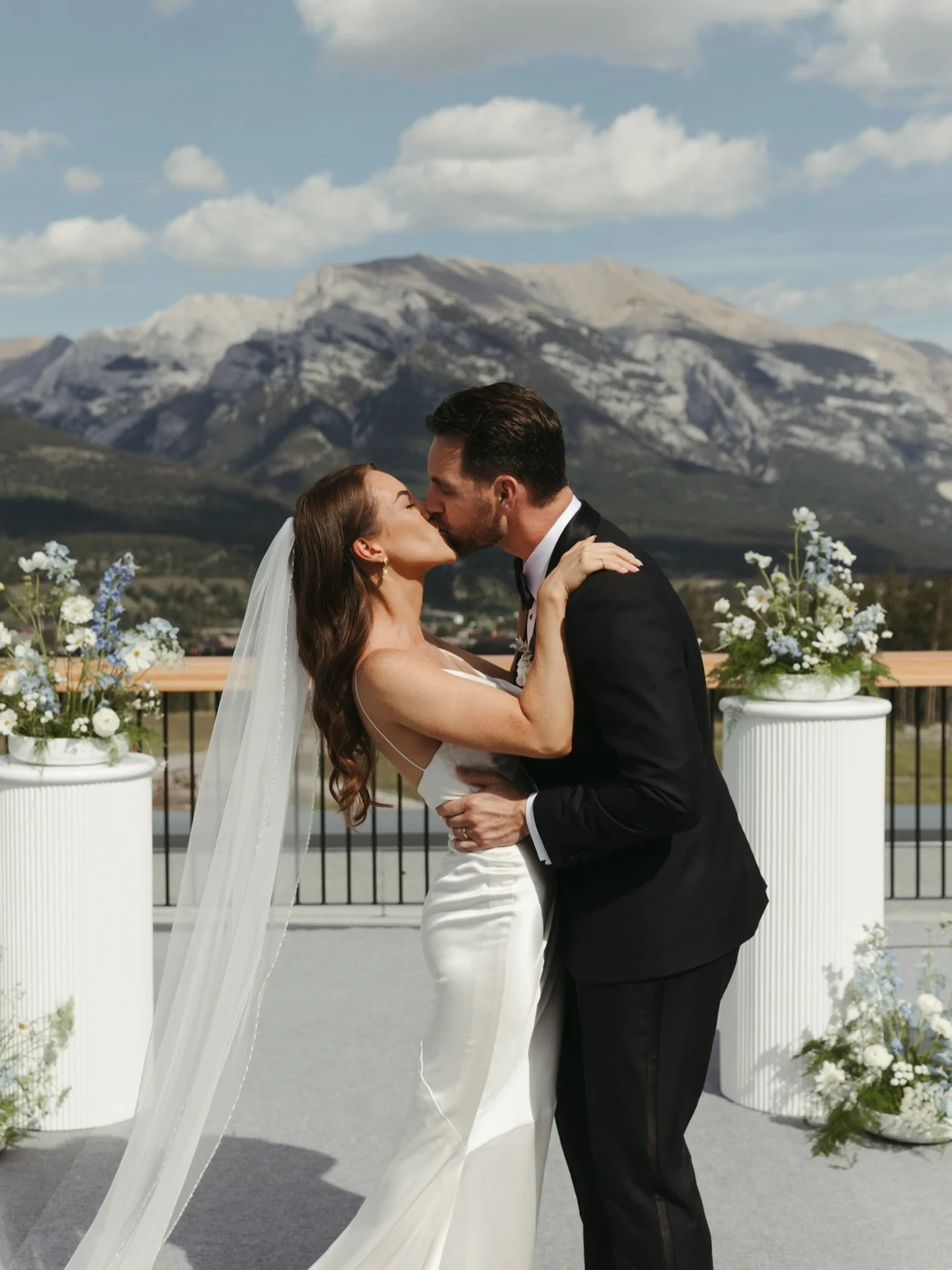 Nicole and Jane by @katherinetash are an absolute dream together. This dress was the perfect match for our bride who wanted effortless elegance with a touch of modern romance 🤍