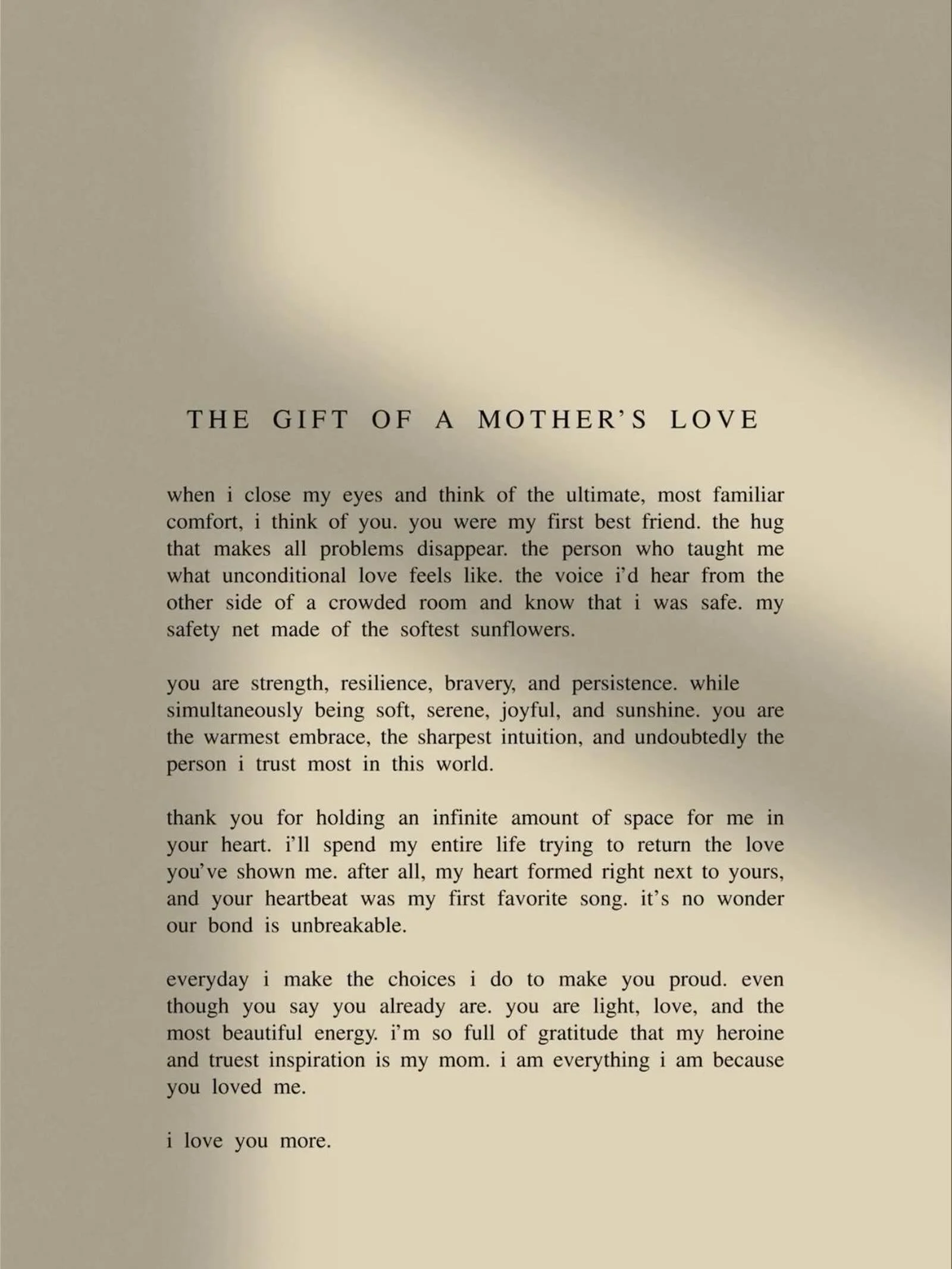 To the women who raised us, today and every day, thank you. Happy Mother&rsquo;s Day 🤍