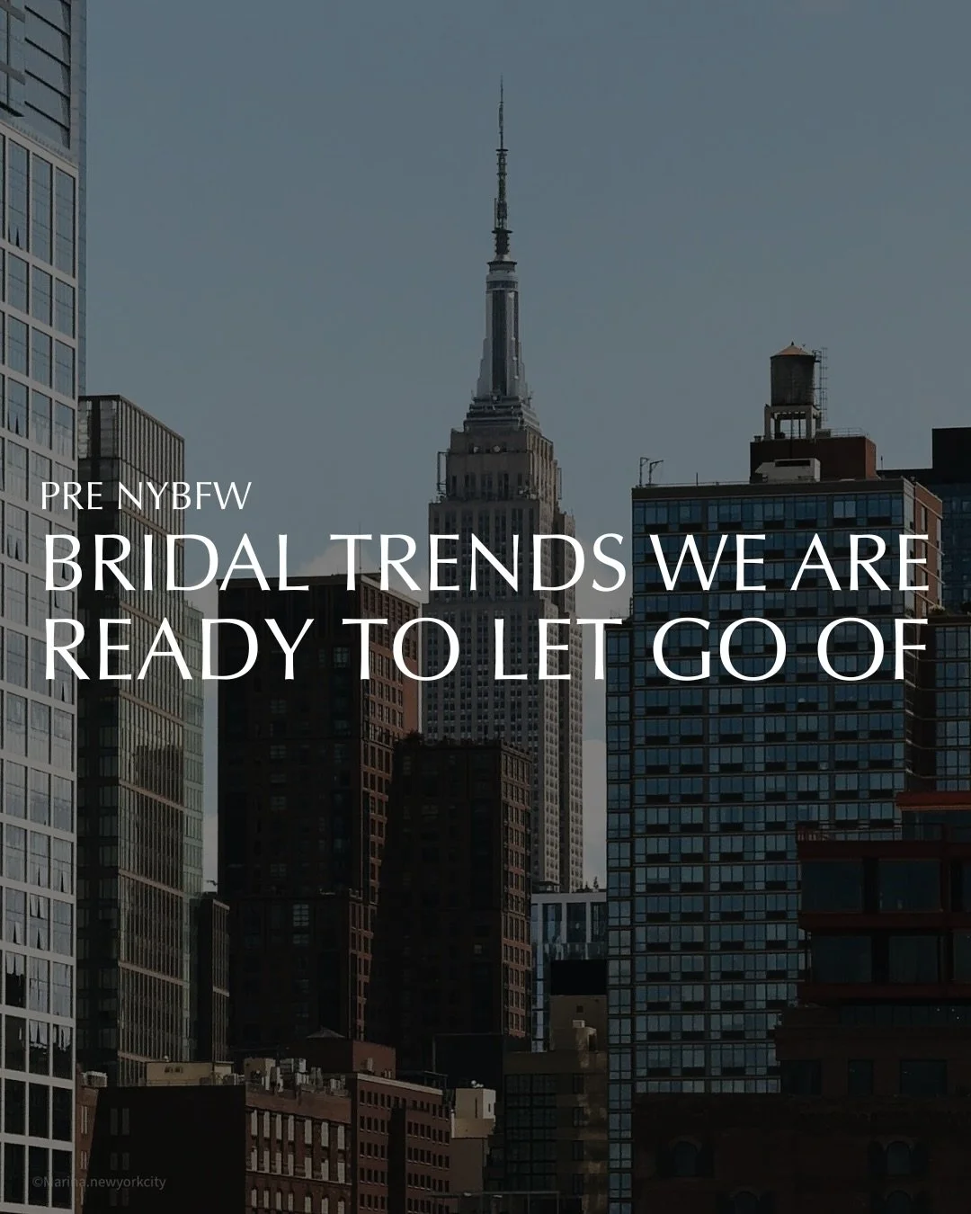 Brides, we&rsquo;re in NYC next week for fashion week &amp; your opinion matters! Tell us what you want us to bring home.   #BlushAndRaven #NYBFW #BridalTrends