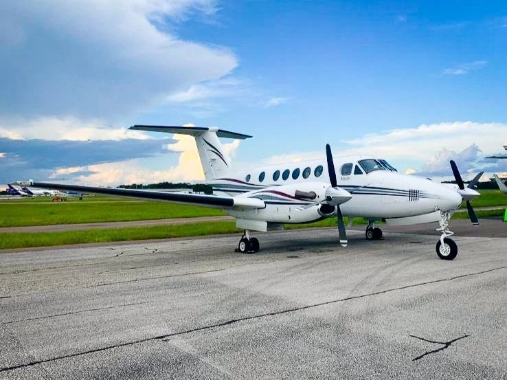 Beechcraft King Air on the ramp