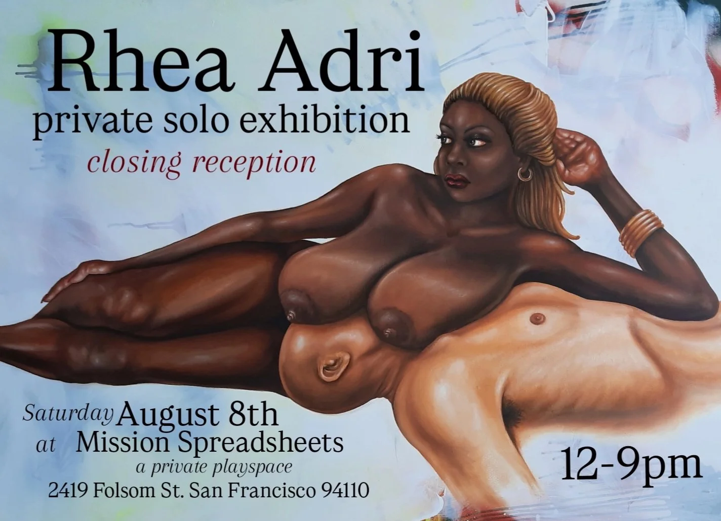 Rhea Adri Solo Exhibition                        Closing Reception