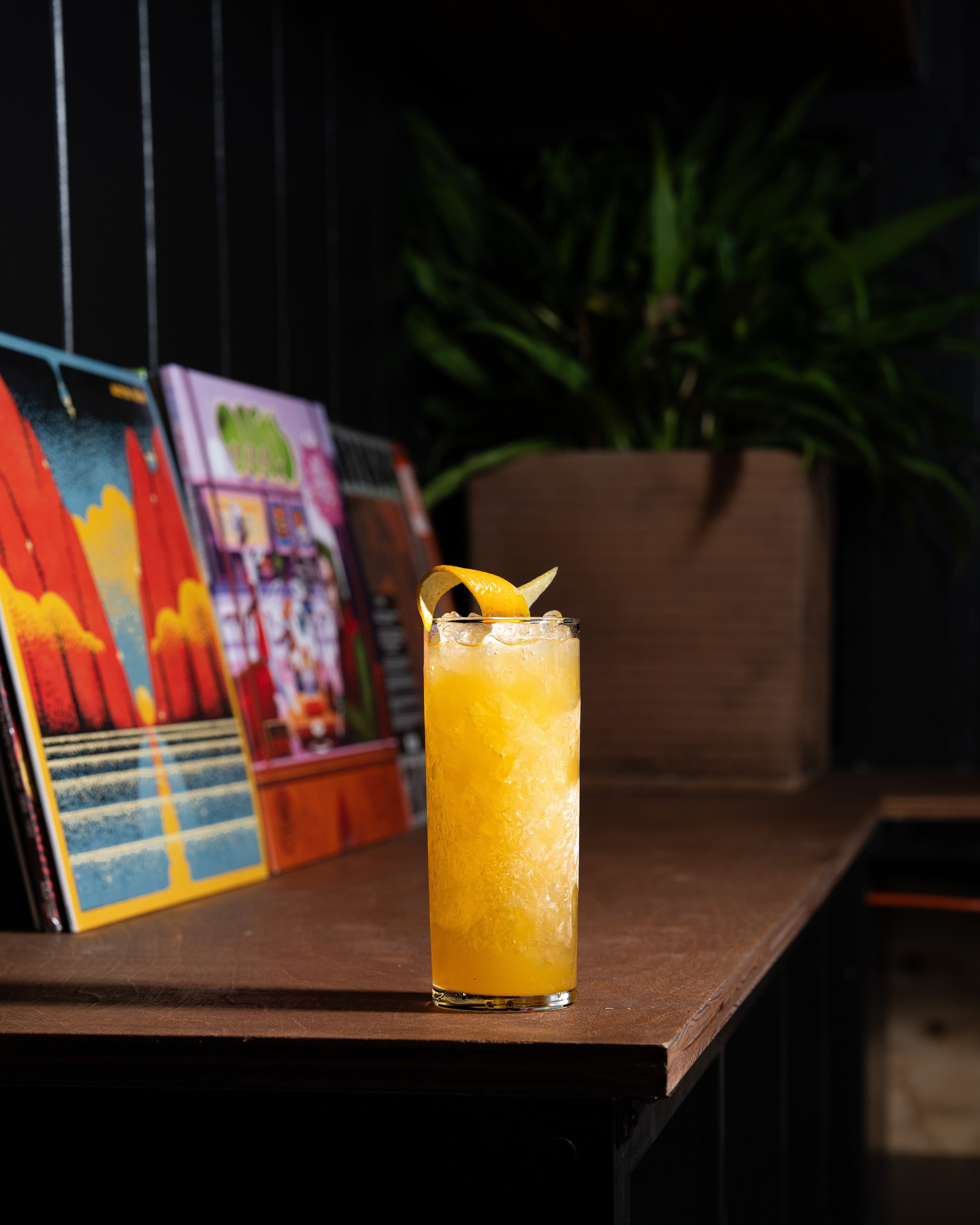 A cocktail at Good Enough Cocktail Club in Little Italy San Diego. Shot by Maya Seaman, San Diego bar and restaurant photographer.