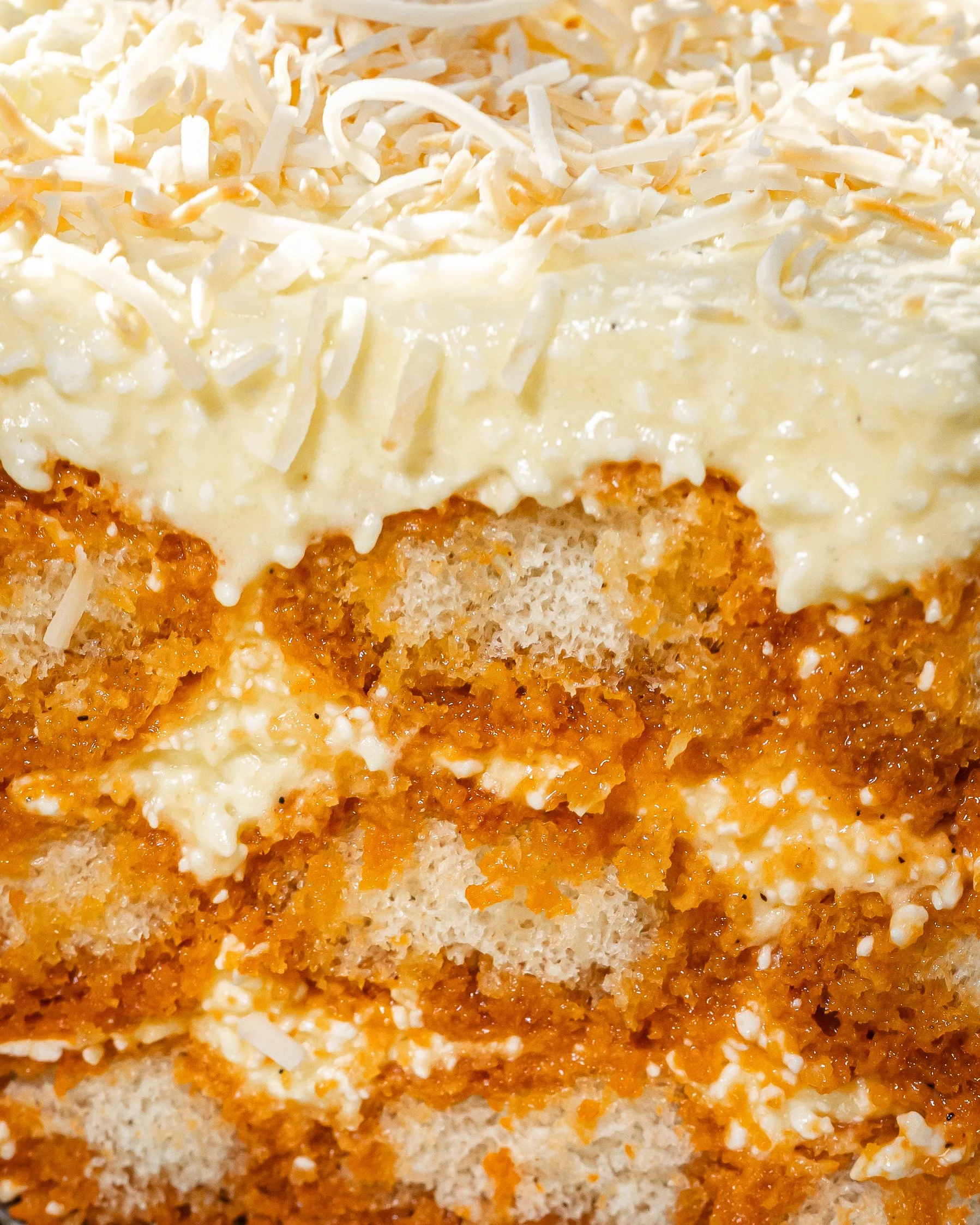 Thai tea tiramisu from Same Same Carlsbad. Shot by Maya Seaman, San Diego bar and restaurant photographer.