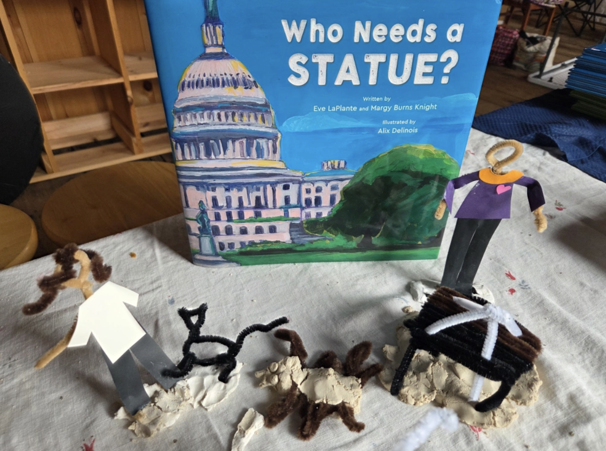 Make Your Own Statue with author, Margy Burns Knight