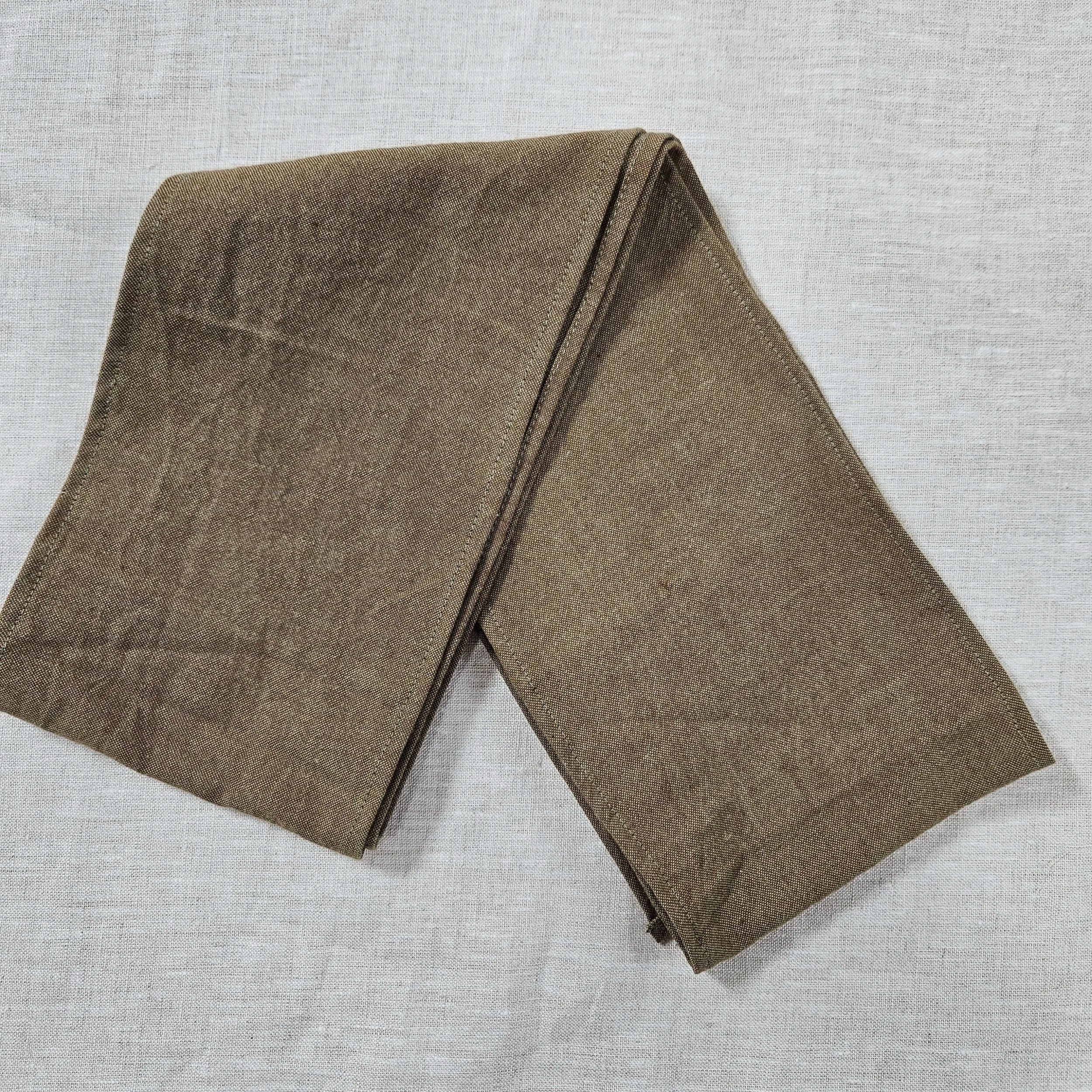 Brown Cotton Cravat-4.5"x66"
