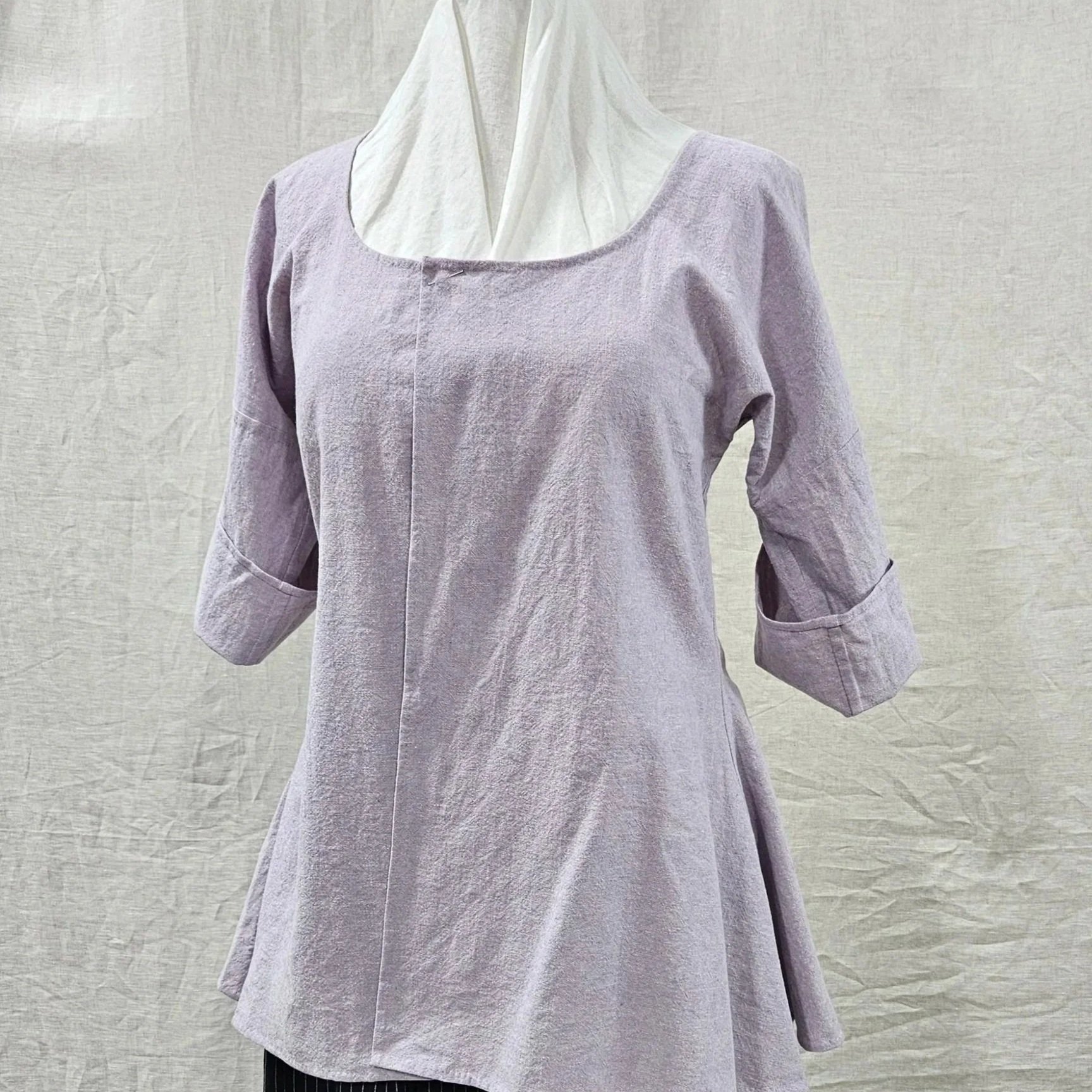 Lillac Fustian Shortgown-S
