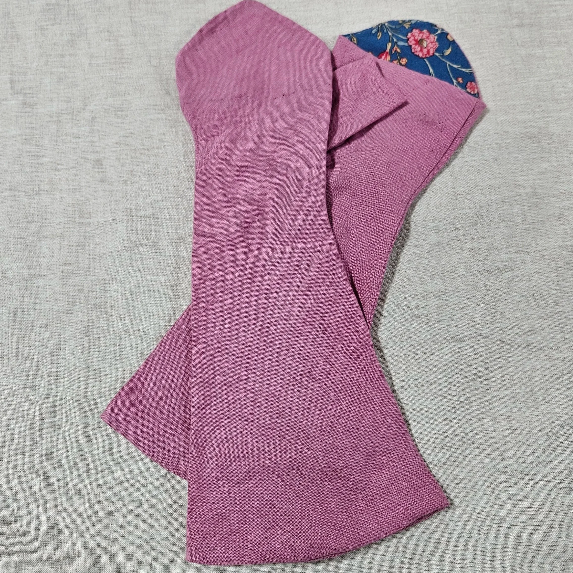 Light Pink Linen Mitts-M