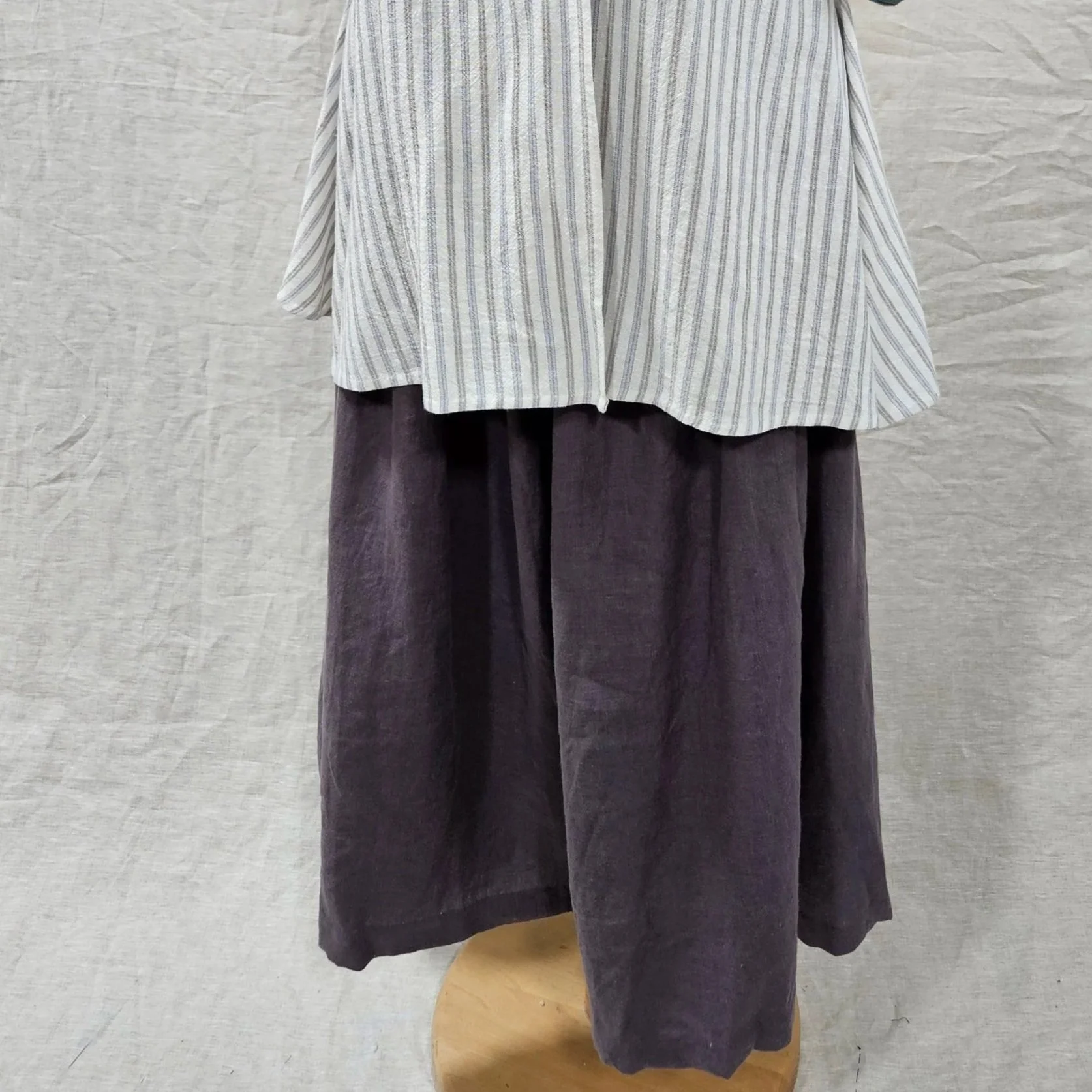 Montana Grape Linen Petticoat-L