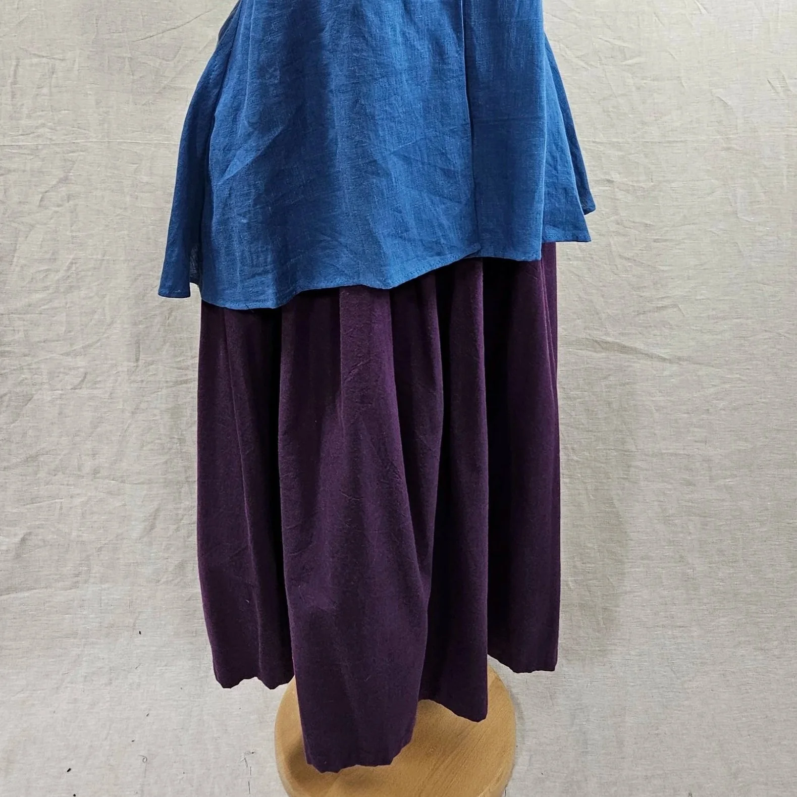 Aubergine Cotton Petticoat-S