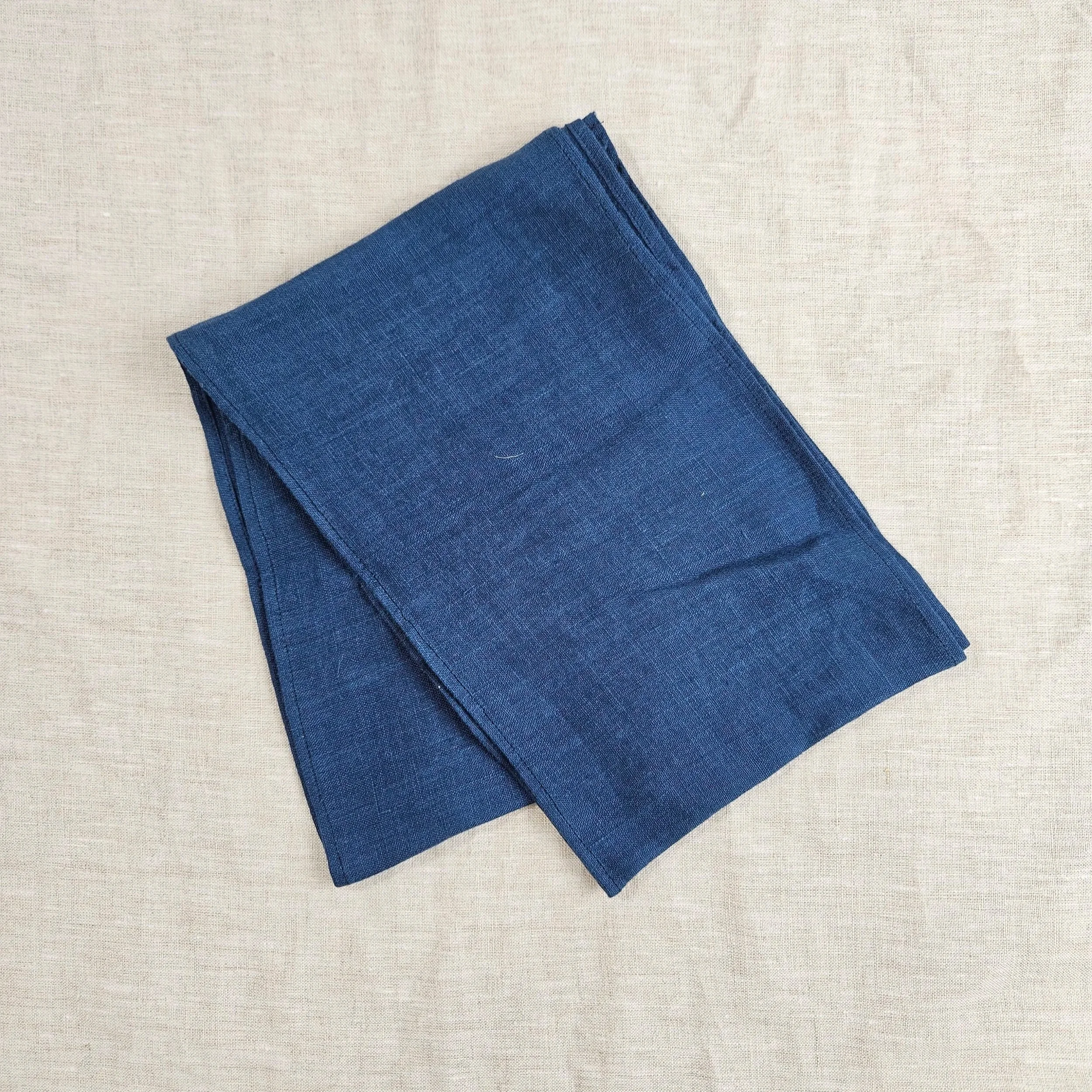 Cobalt Linen Cravat- 5.5"x54"