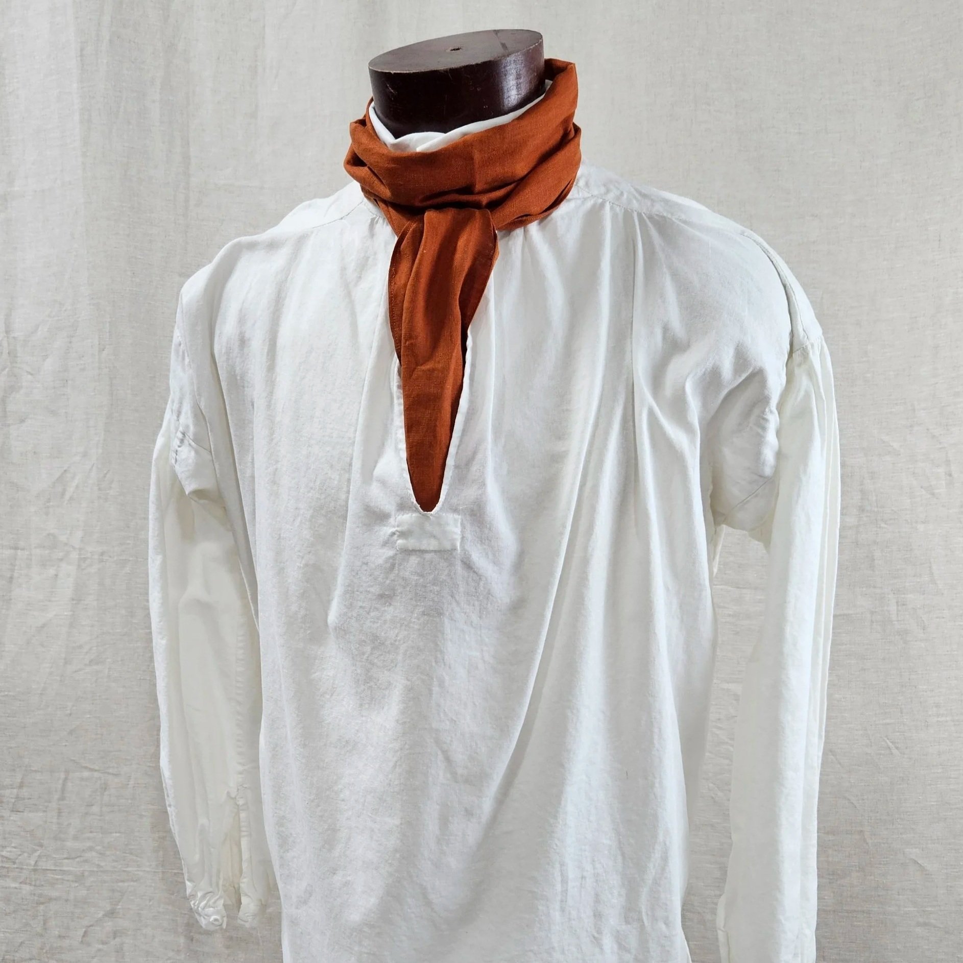 Pumpkin Linen Cravat-Multiple Sizes