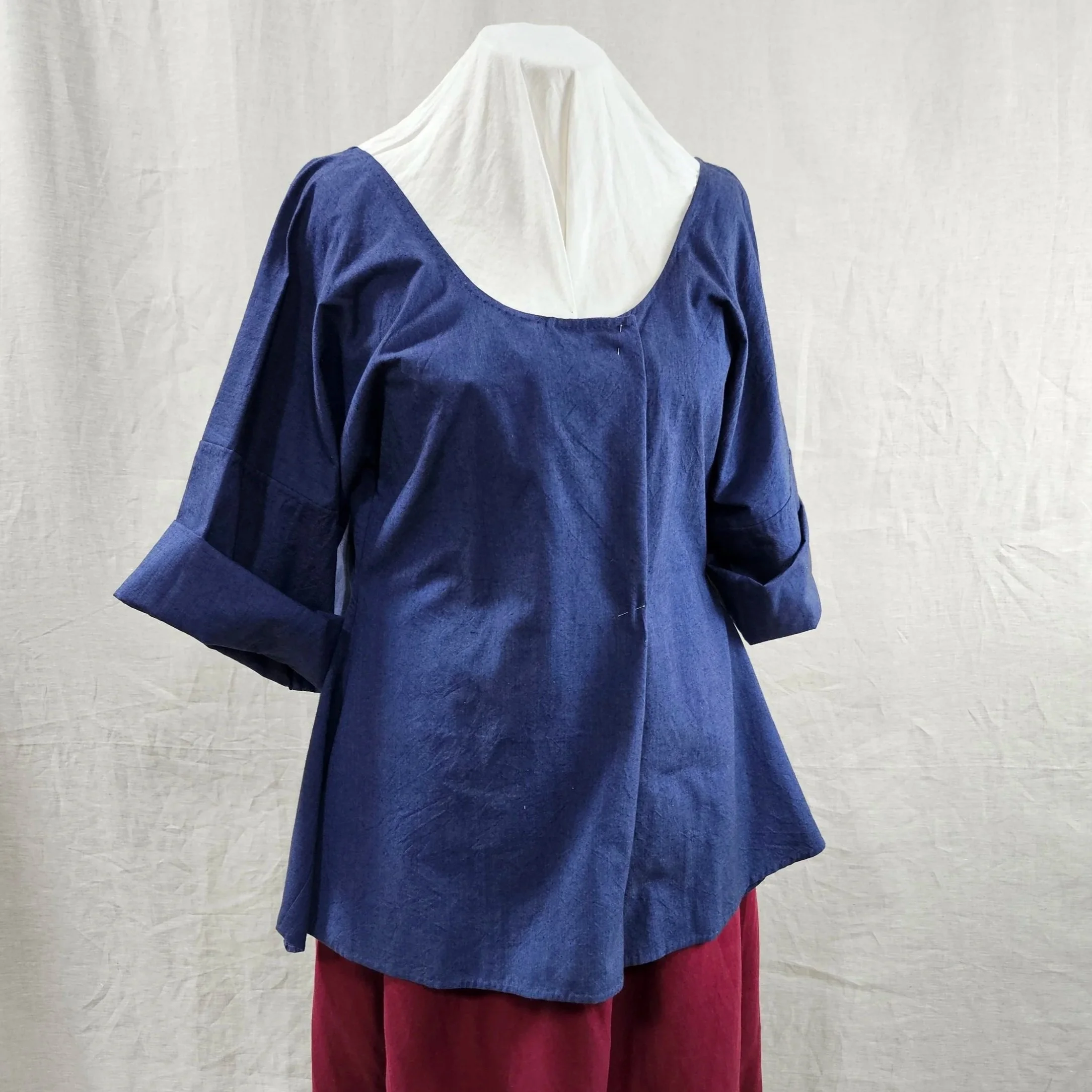 Midnight Cotton Shortgown-3XL
