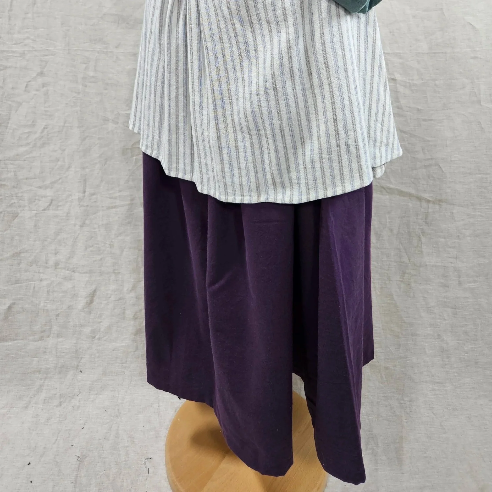 Purple Cotton Petticoat-L