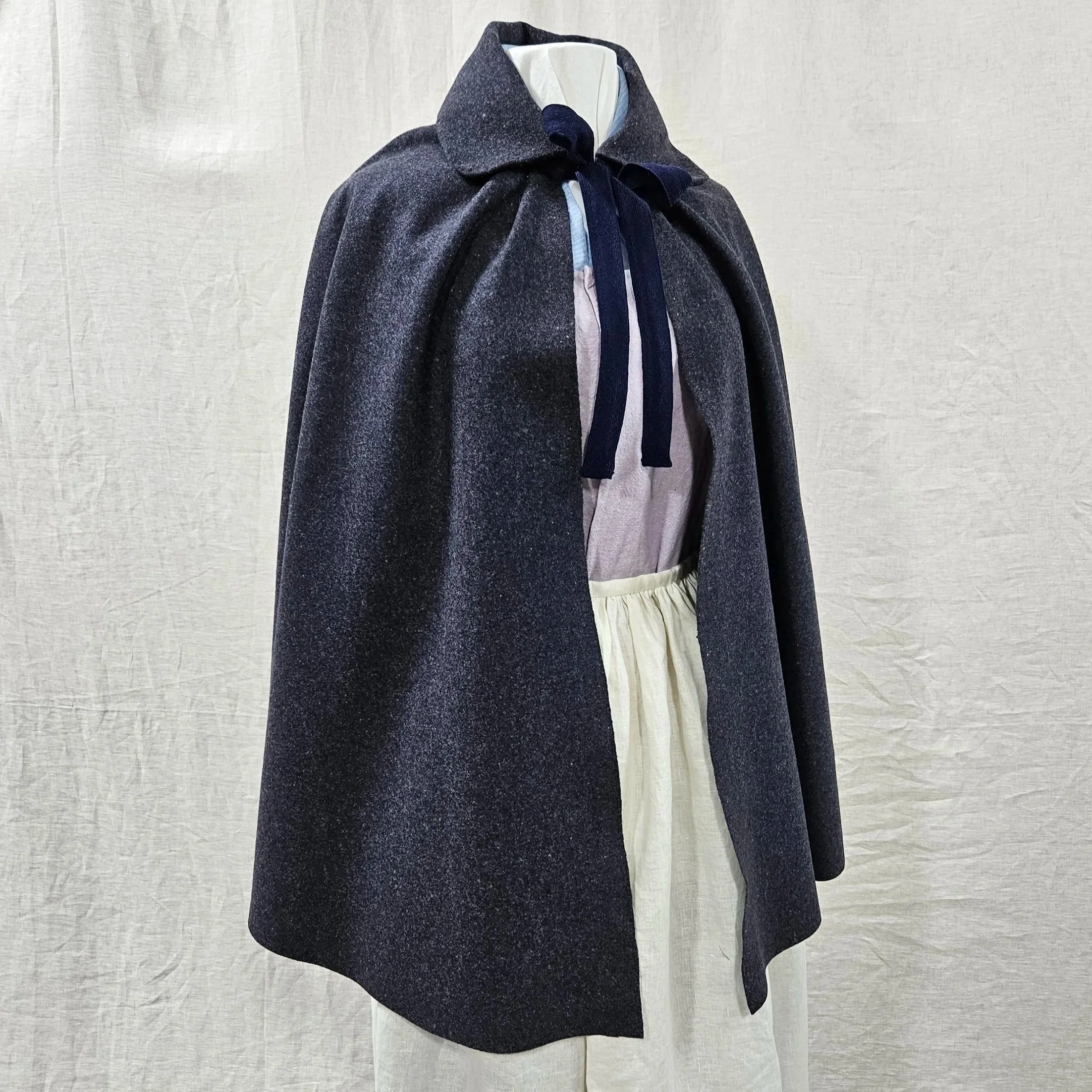Indigo Caroline Short Cloak