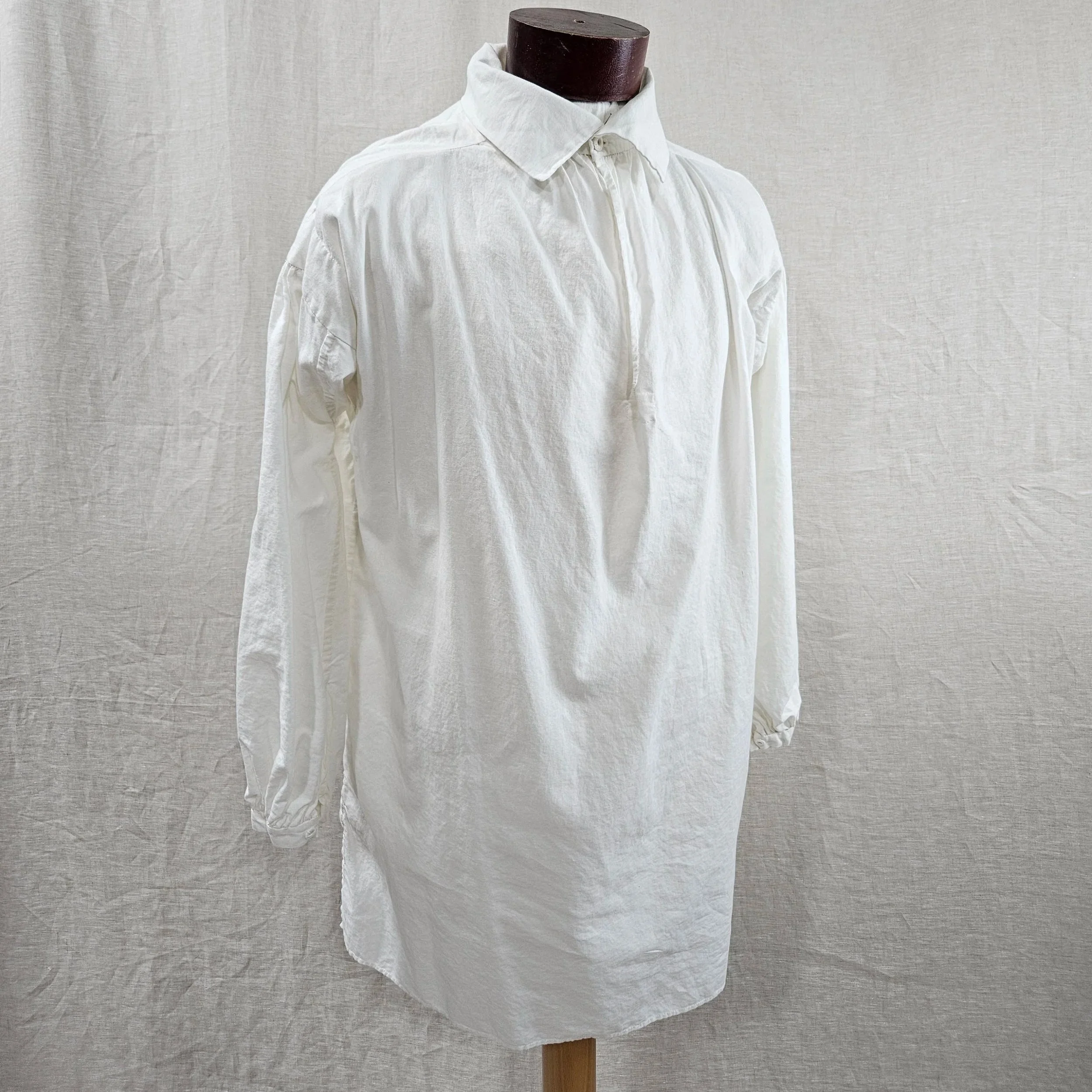 White Fustian Shirt - L