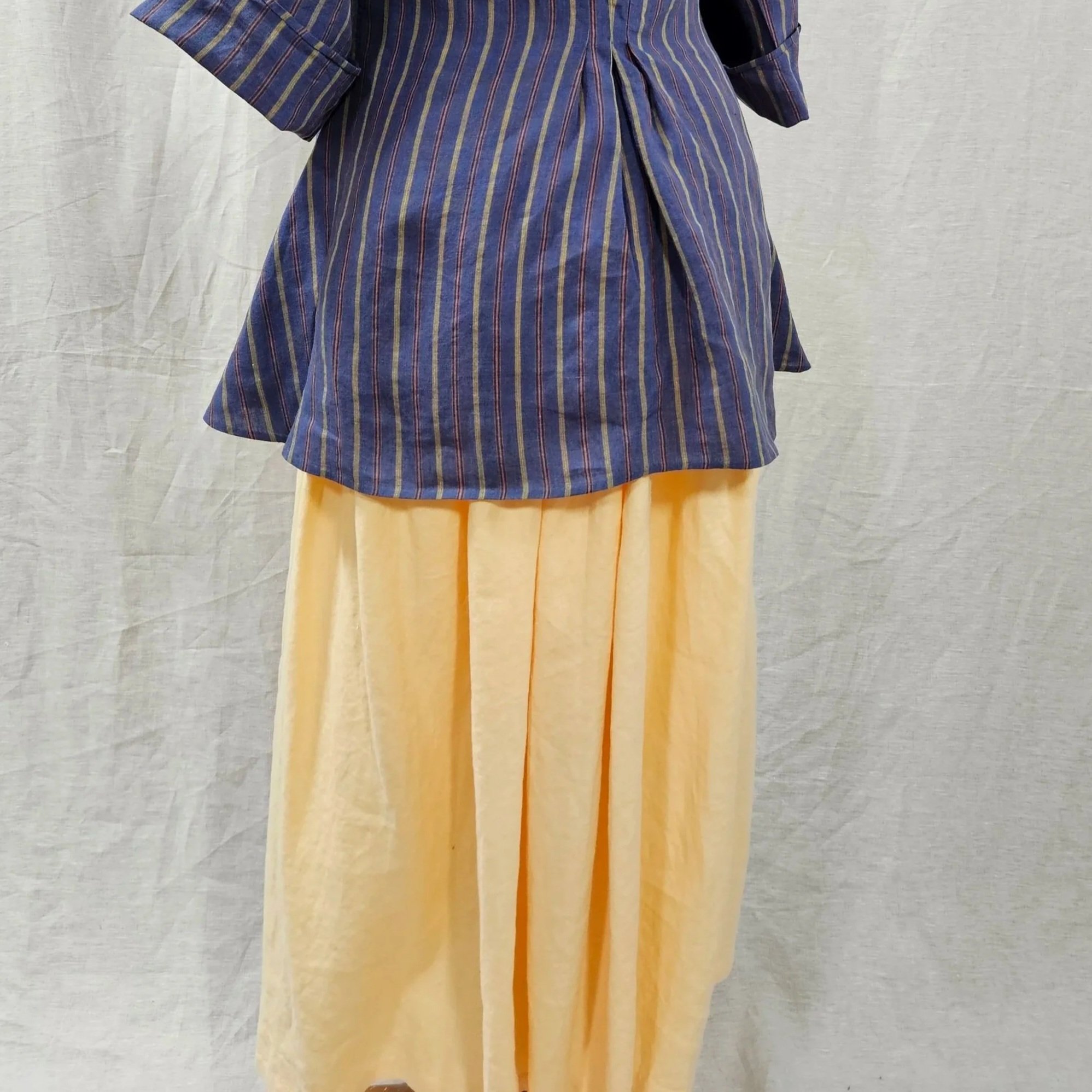 Yellow Linen Petticoat-L