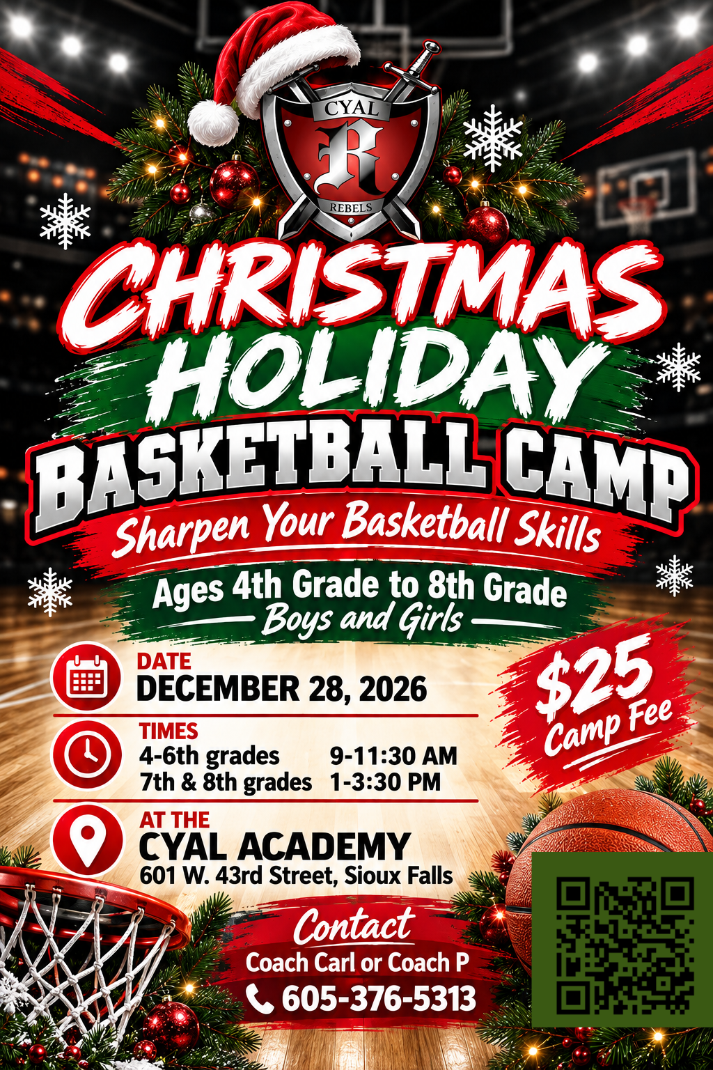 Christmas Holiday Basketball Camp