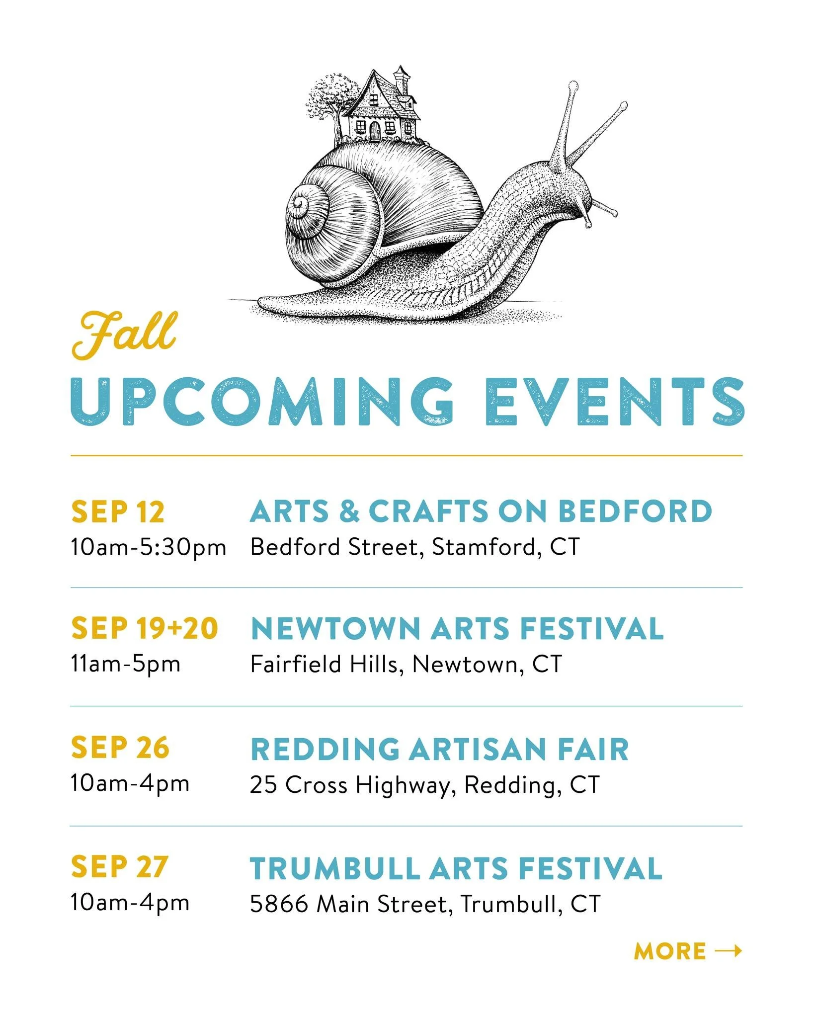 Lots of great art events coming up this fall! 🎨🍂

I&rsquo;ll be out selling my art prints, cards, tees, stickers, and more alongside a bunch of talented artists and makers at these upcoming shows.

Come support small businesses, shop local, discove