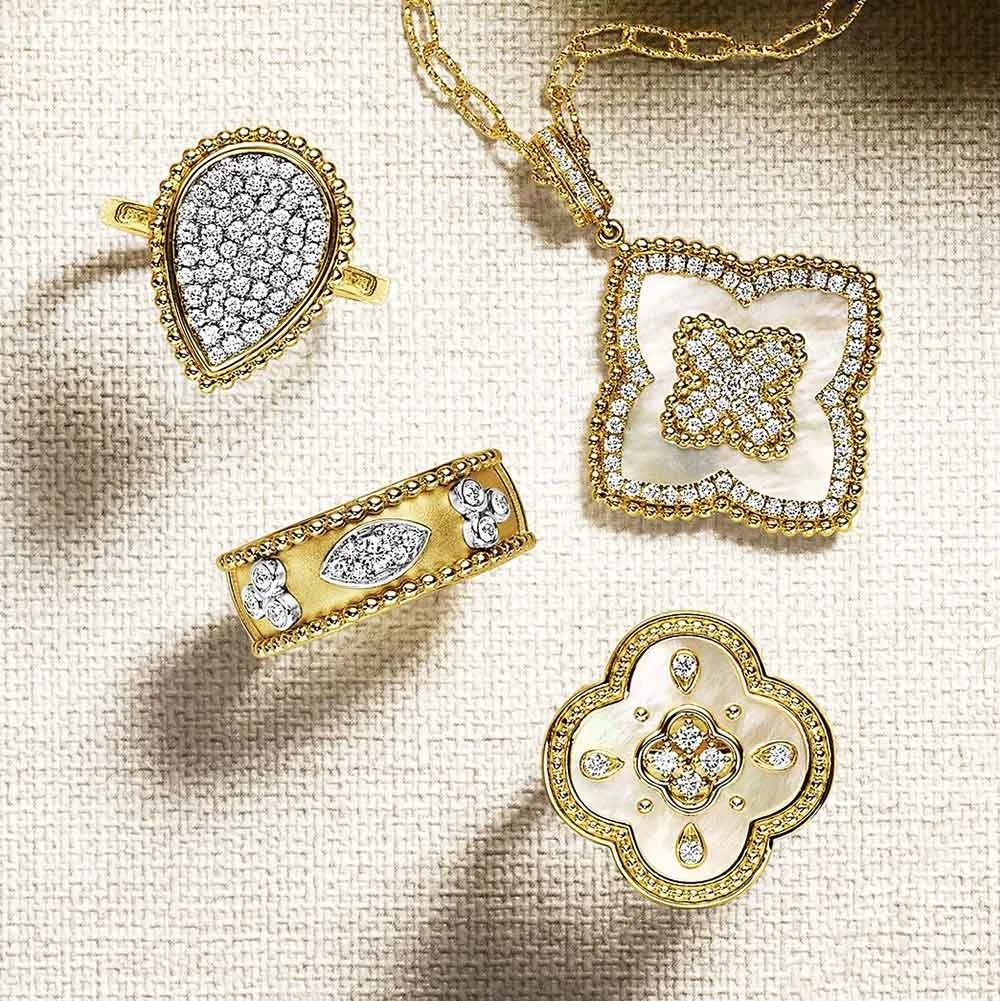 Doves Mother of Pearl and Diamond Fine Jewelry Collection