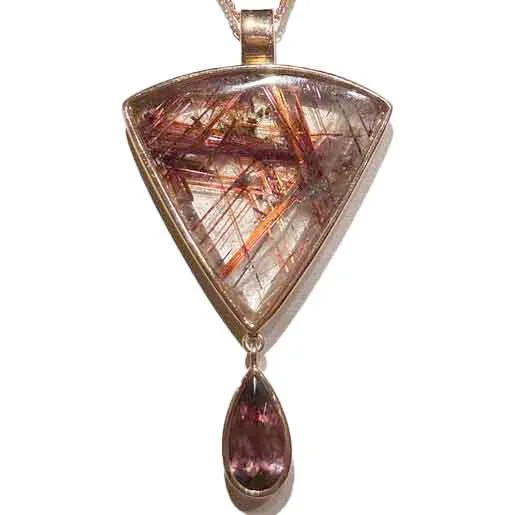Gemstone pendant by Nick Kosturos