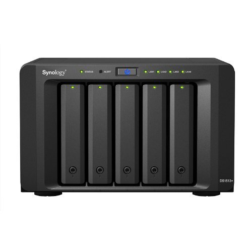 Synology DiskStation 5-Bay Diskless Network Attached Storage (NAS) with iSCSI/DS1513+ (DS1513+) 