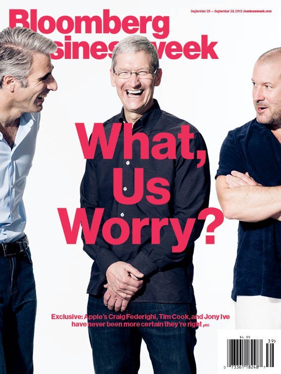 Bloomberg Business Week Apple portrait