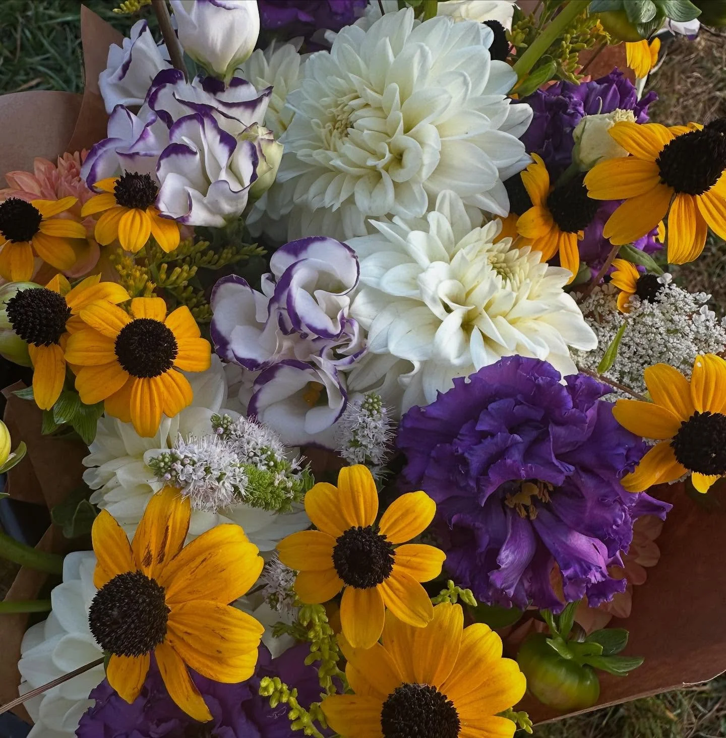 Dahlias are here ! πΈI’m here at the South Kingstown Farmers Market, Saturday’s from 8:30-12:30. πΈ