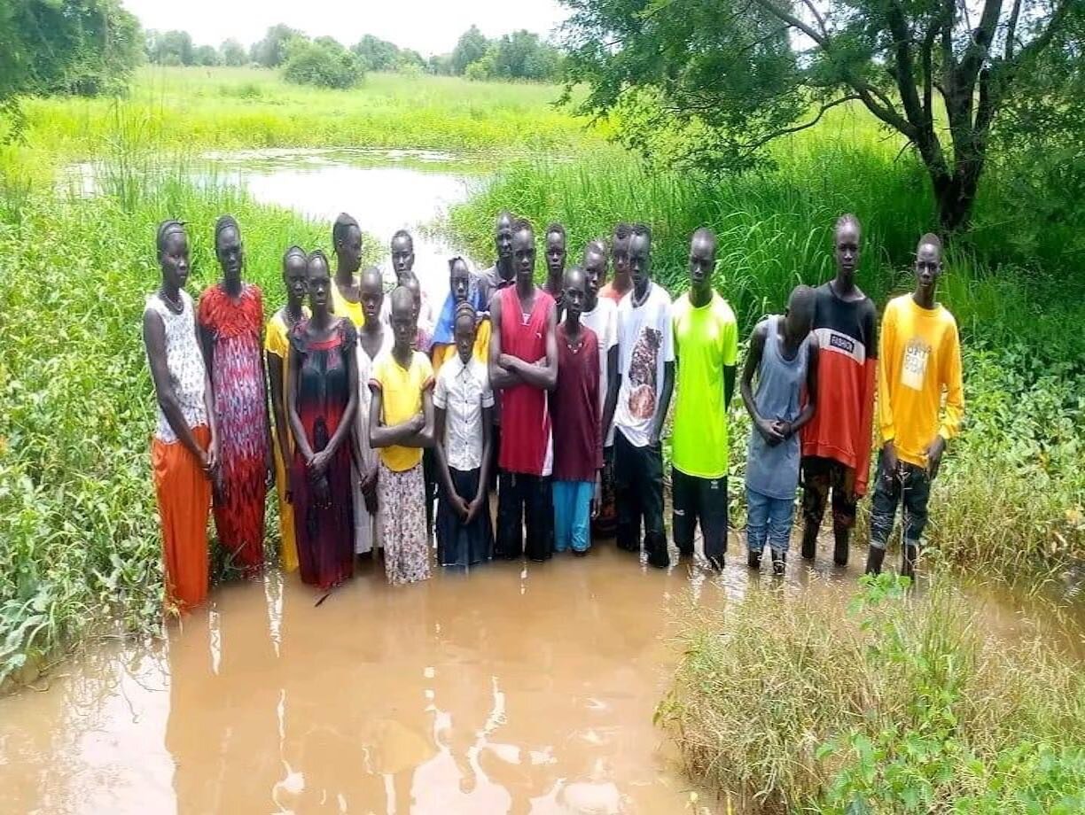 WOW!! 22 BAPTISMS TODAY!! 

These sweet souls are now part of our family in Christ. These recent converts come from Dorong Church of Christ in Ethiopia. 
Praise God! 
&mdash;
☀️ Jesus is Shining the Light into South Sudan

🇸🇸 Southern Sudan Mission