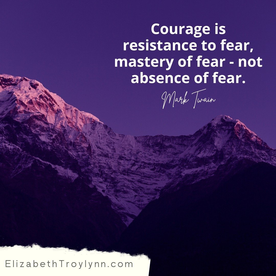 Courage is resistance to fear, mastery of fear - not absence of fear.
― Mark Twain