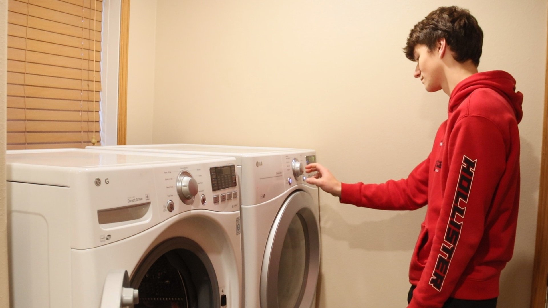   Performing household tasks like laundry helps prepare young men to be successful living on their own.  