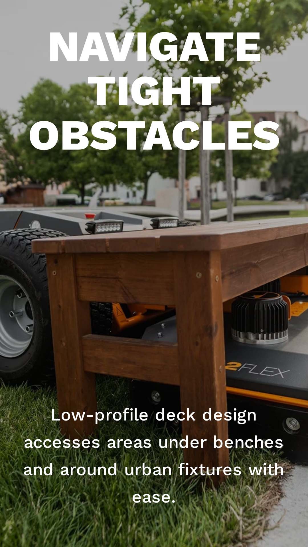 Raymo&rsquo;s modular cutting system allows contractors and councils to configure the machine to suit the job - without changing platforms.
From the R42 FLEX for everyday municipal mowing, to the R48 CRAFT built for rough grass and solar farms, and t